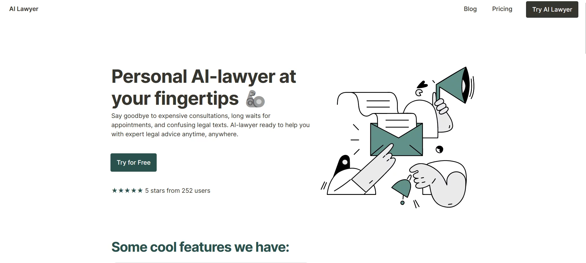  Personal AI-lawyer at your fingertips 