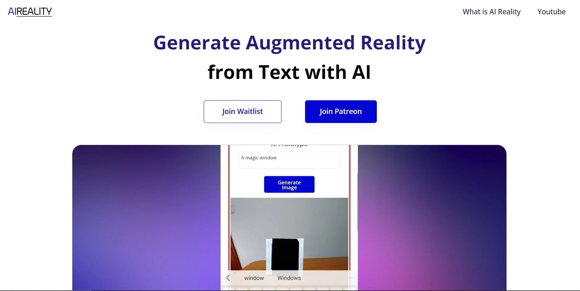  Generates AR prototypes from text.