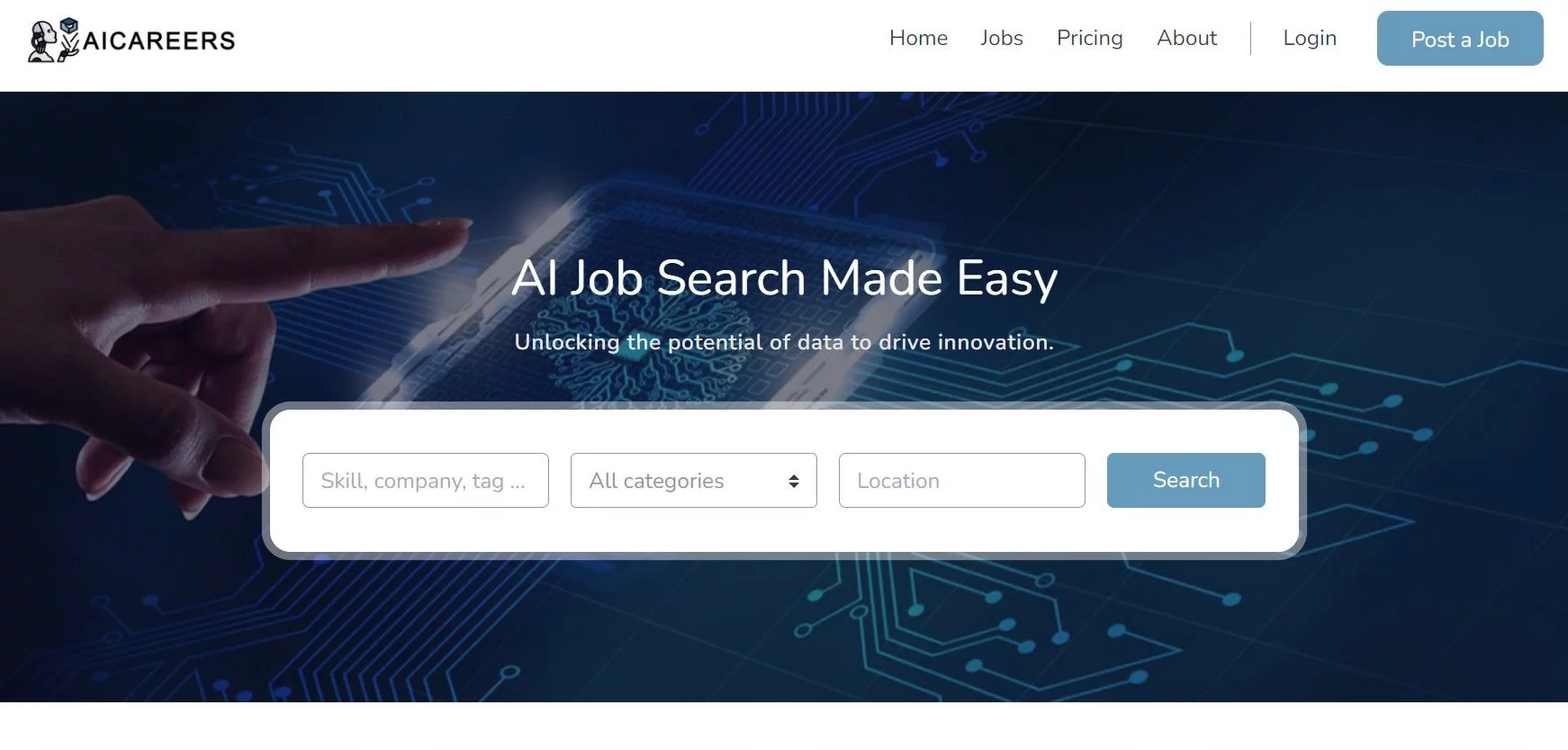  AI-powered job search to drive innovation through