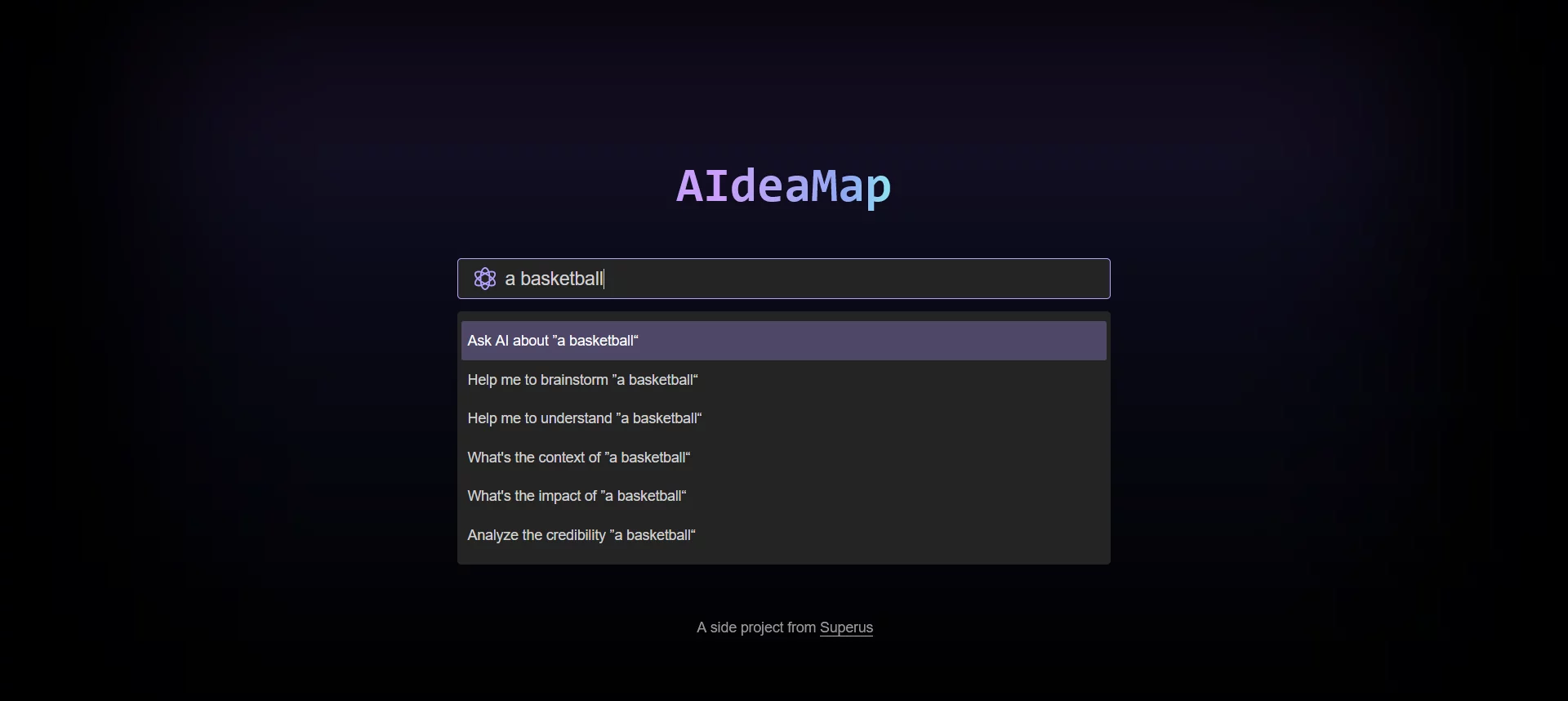  AIdeaMap: Your AI Copilot for Interactive Idea