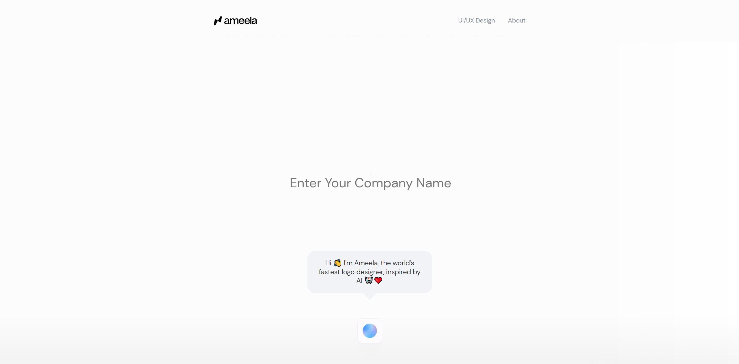  Ameela is a free logo design maker for startups
