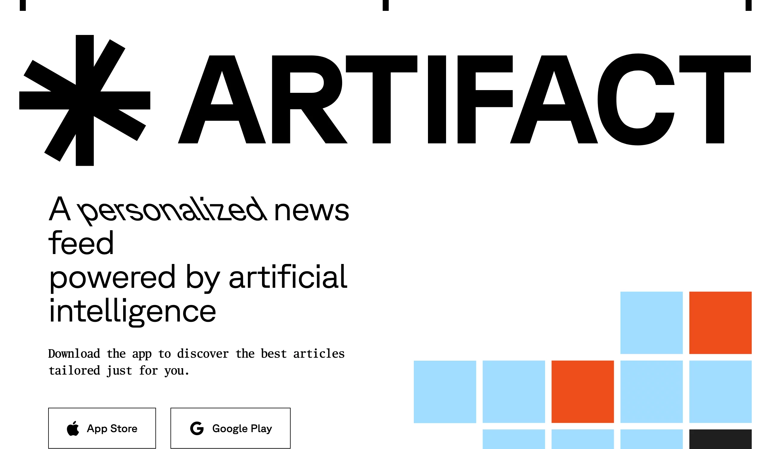  A personalized news feed driven by artificial