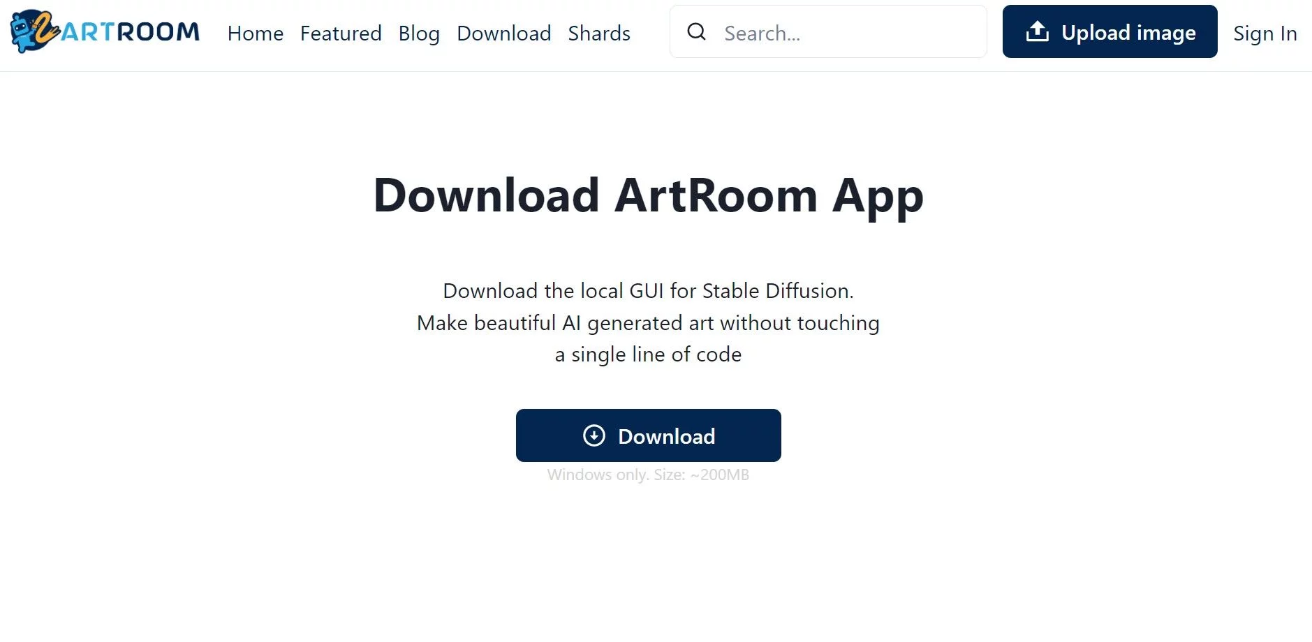  Download GUI to make AI art without coding.