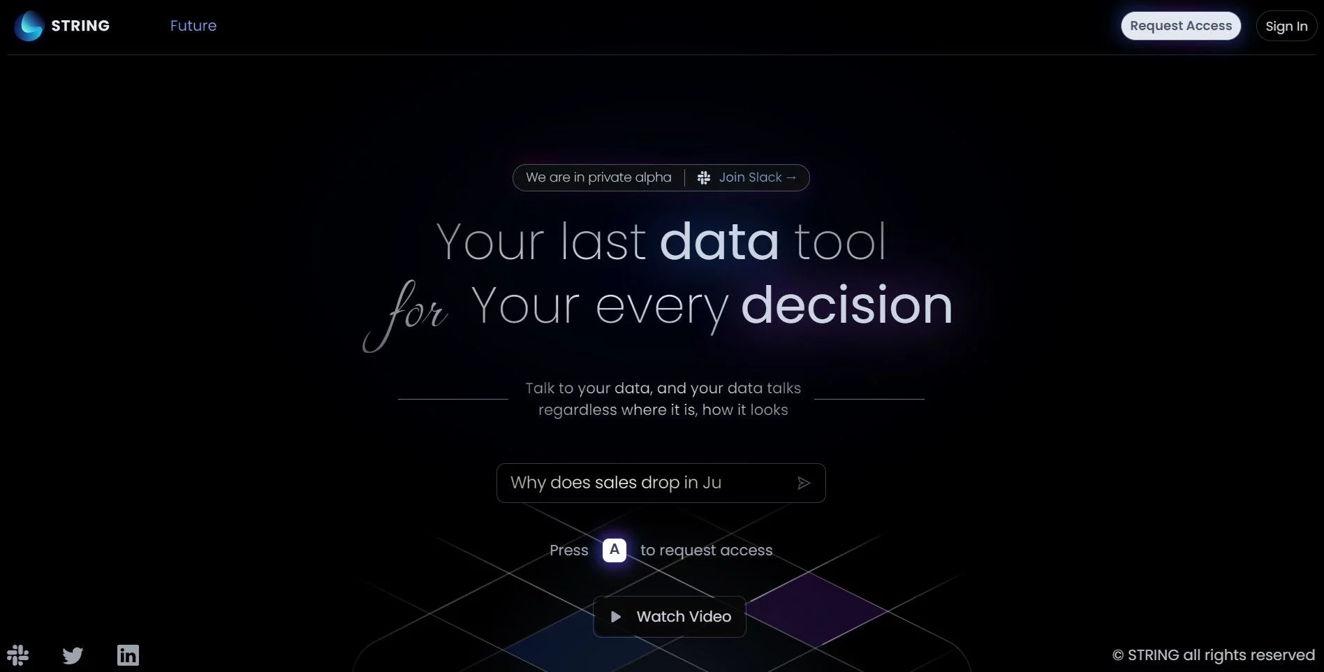 Your last data tool for your every decision.