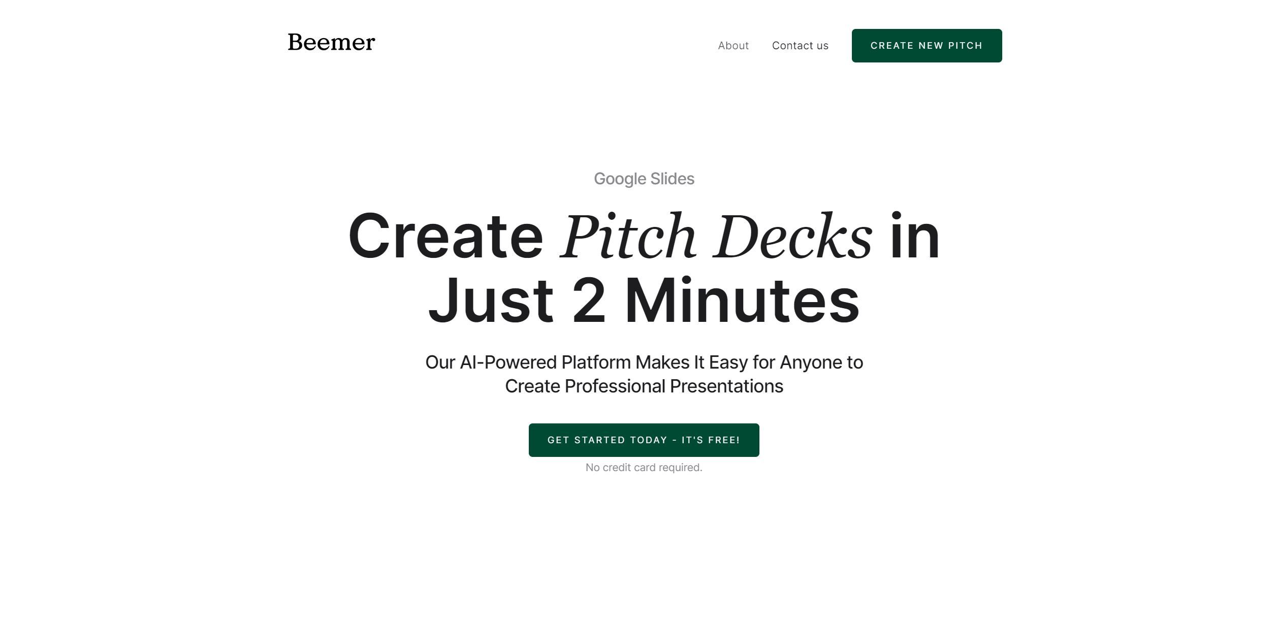  Efficiently created startup pitch decks.