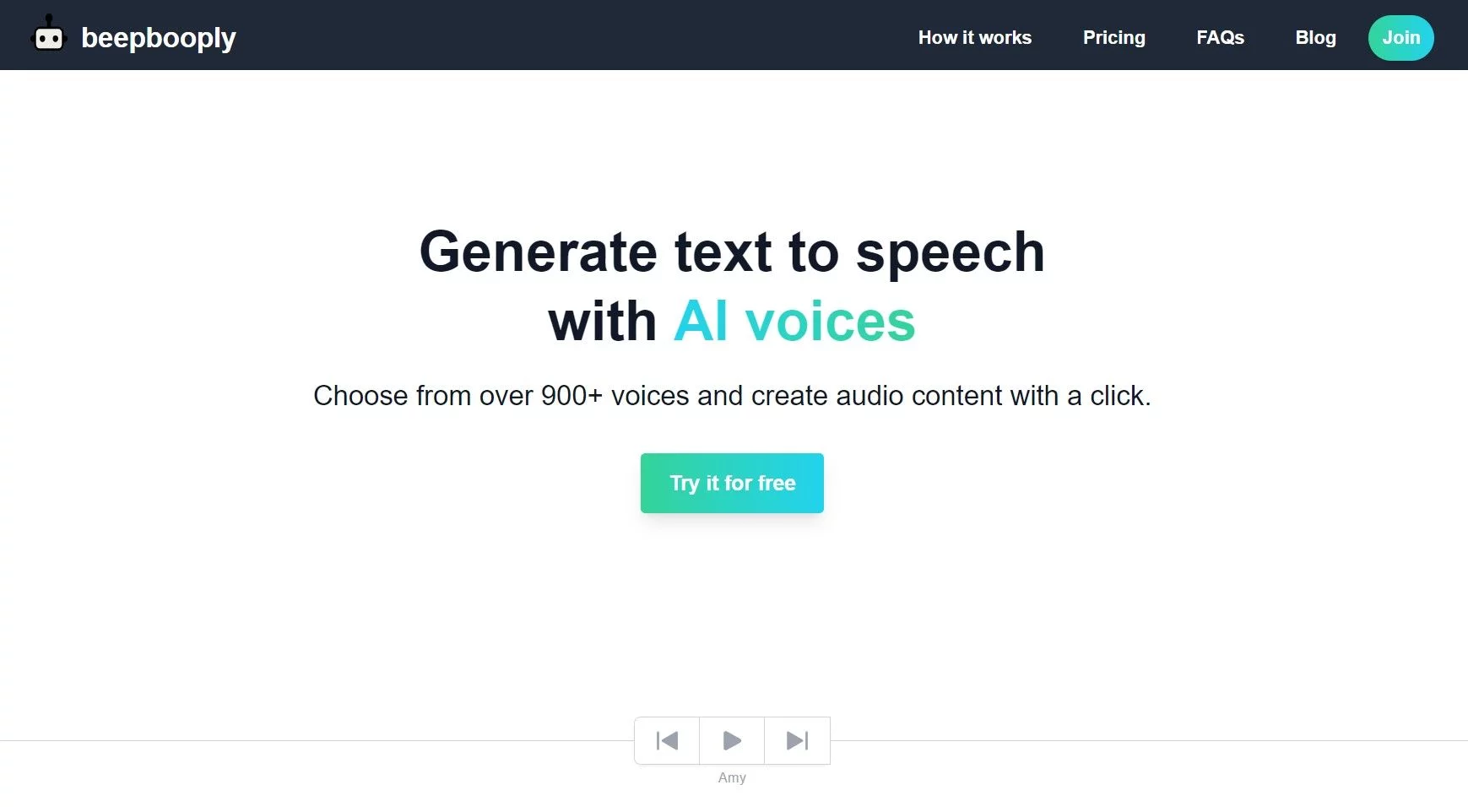  Text to speech with 900+ voices