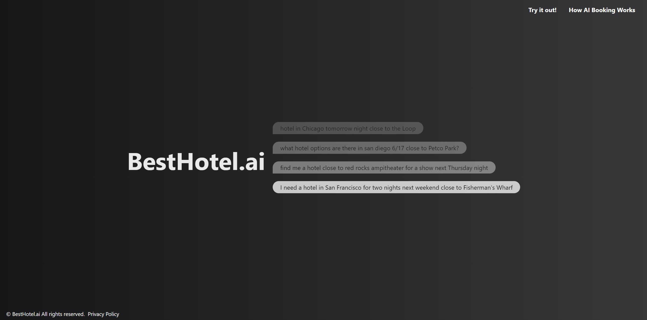  Innovative hotel booking tool that utilizes