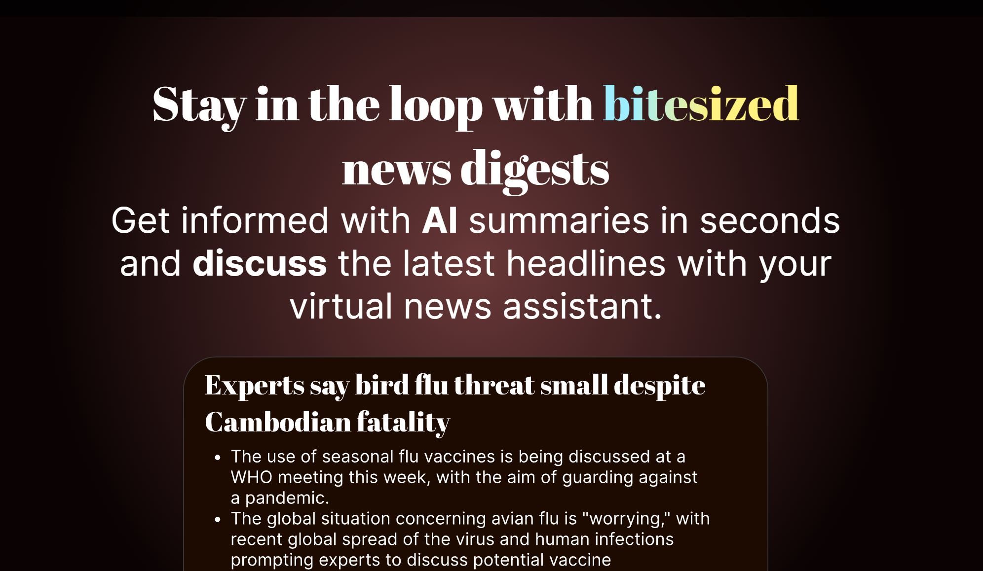  Get Informed with AI News Summaries in Seconds