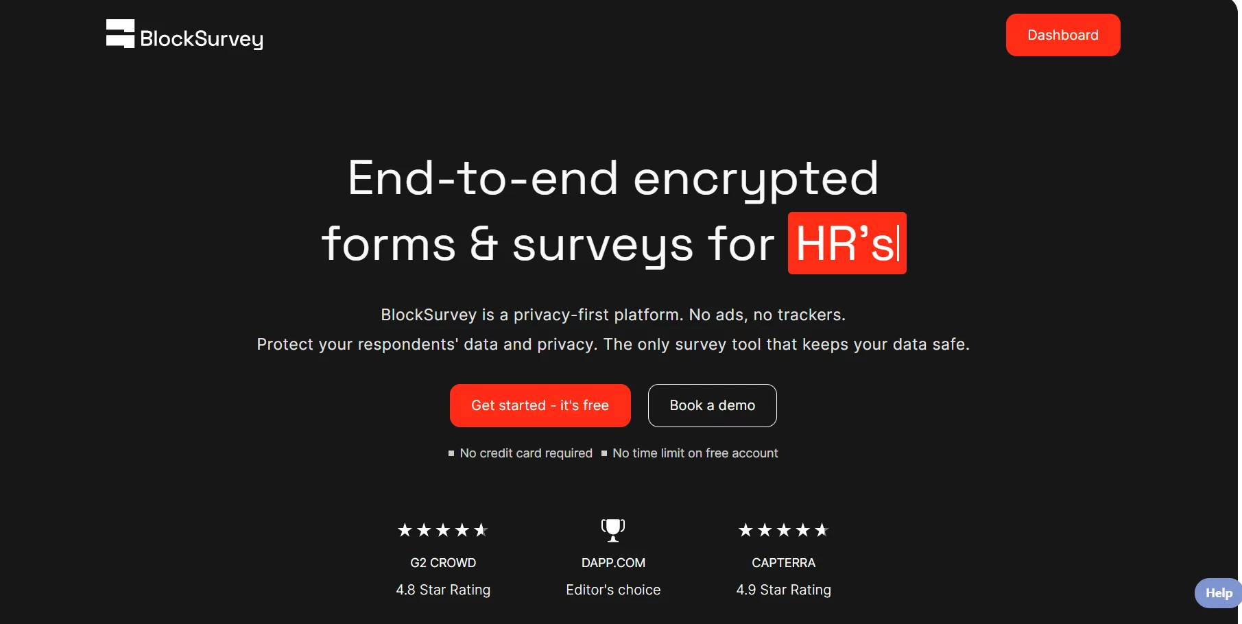  End-to-end encrypted forms & surveys