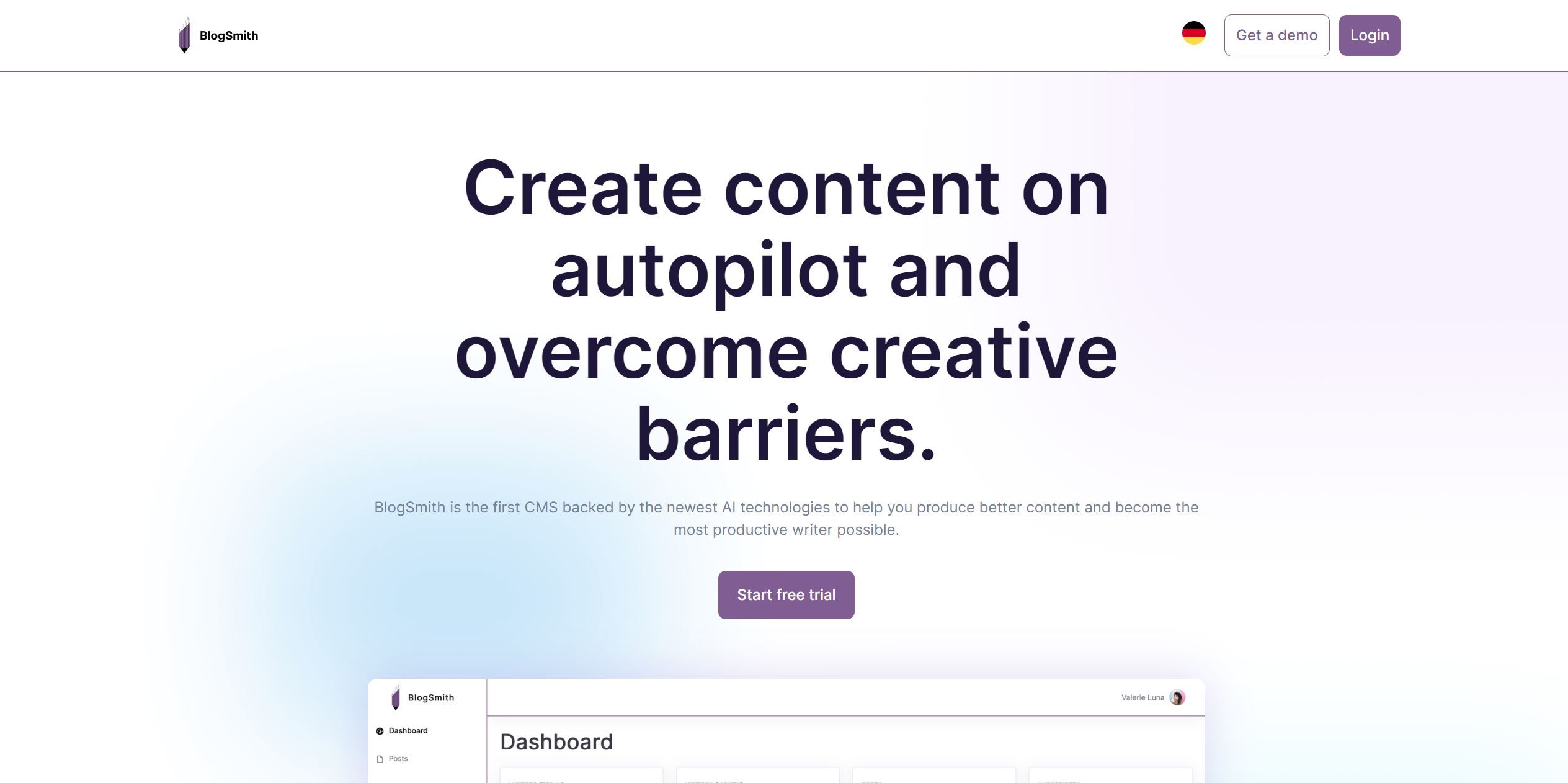  Cloud-based CMS for content creation and