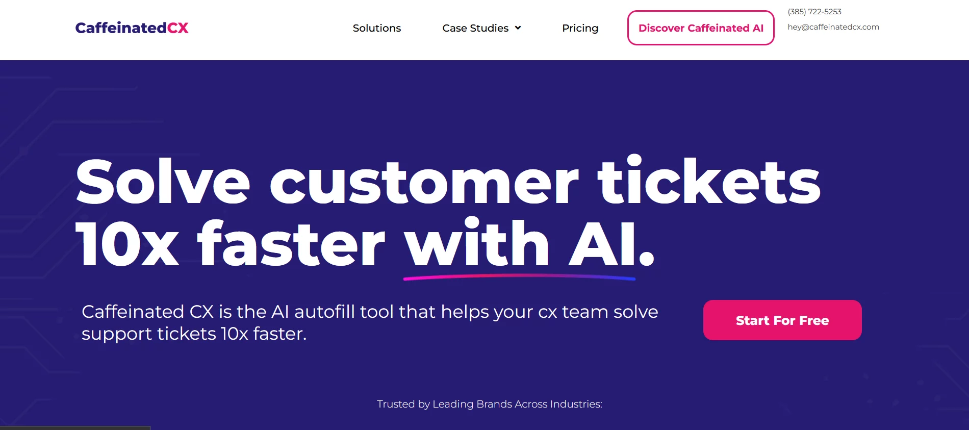  Solve customer tickets 10x faster with AI.