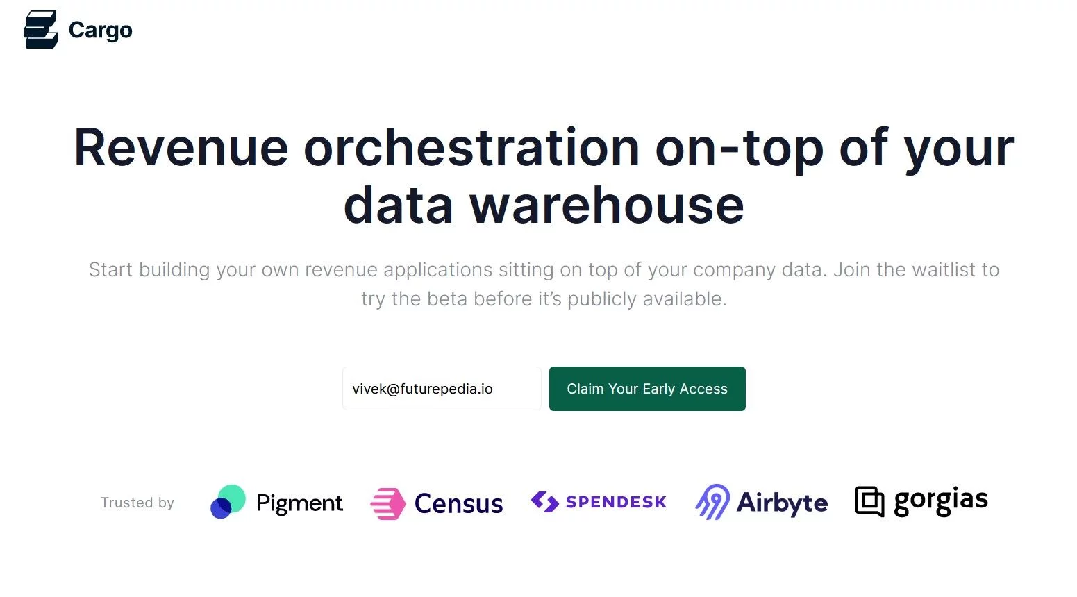  Revenue orchestration on-top of your data