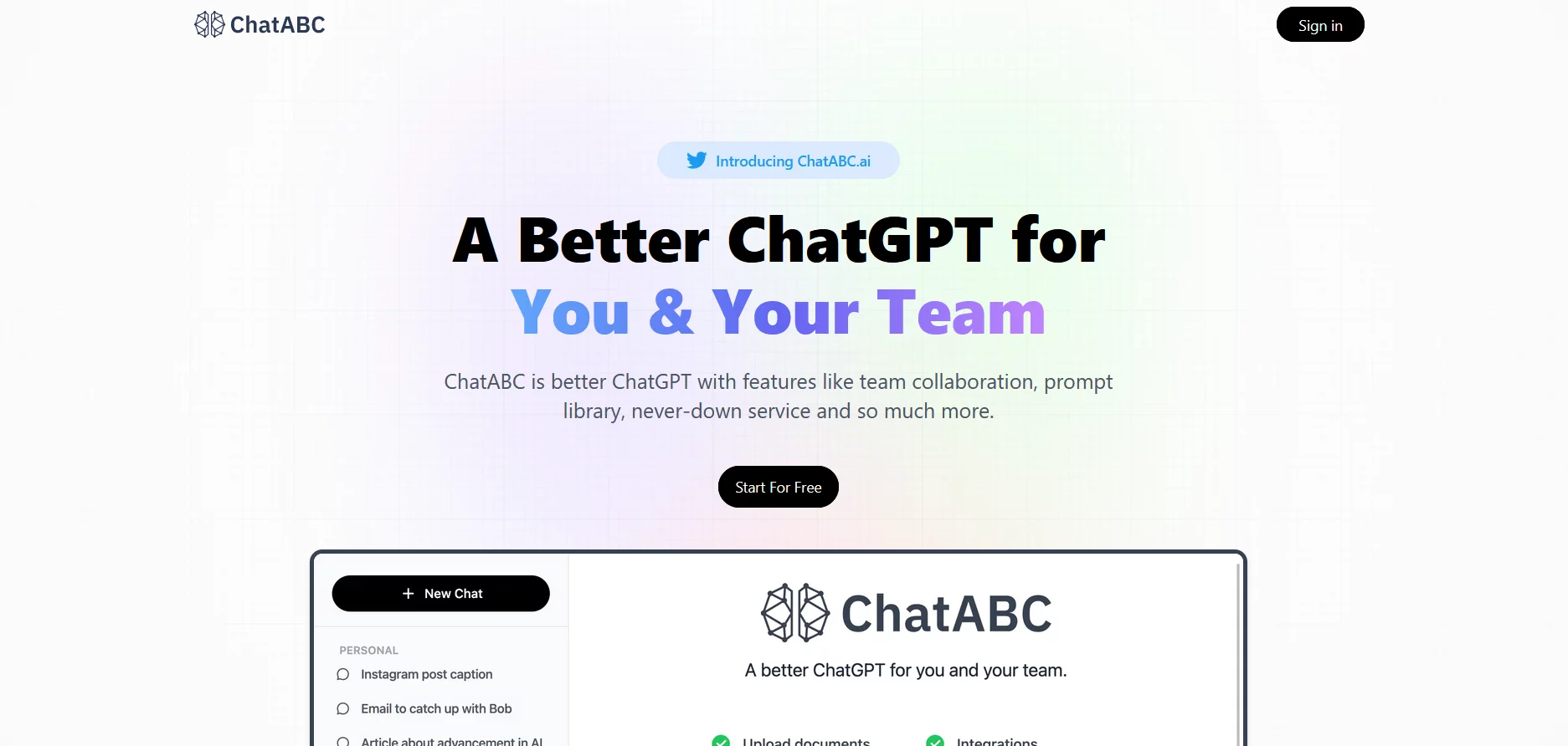  A Better ChatGPT for You & Your Team