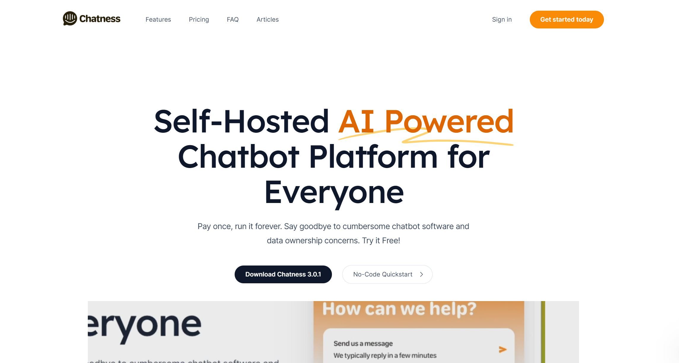  Self-hosted chatbot platform with ChatGPT and