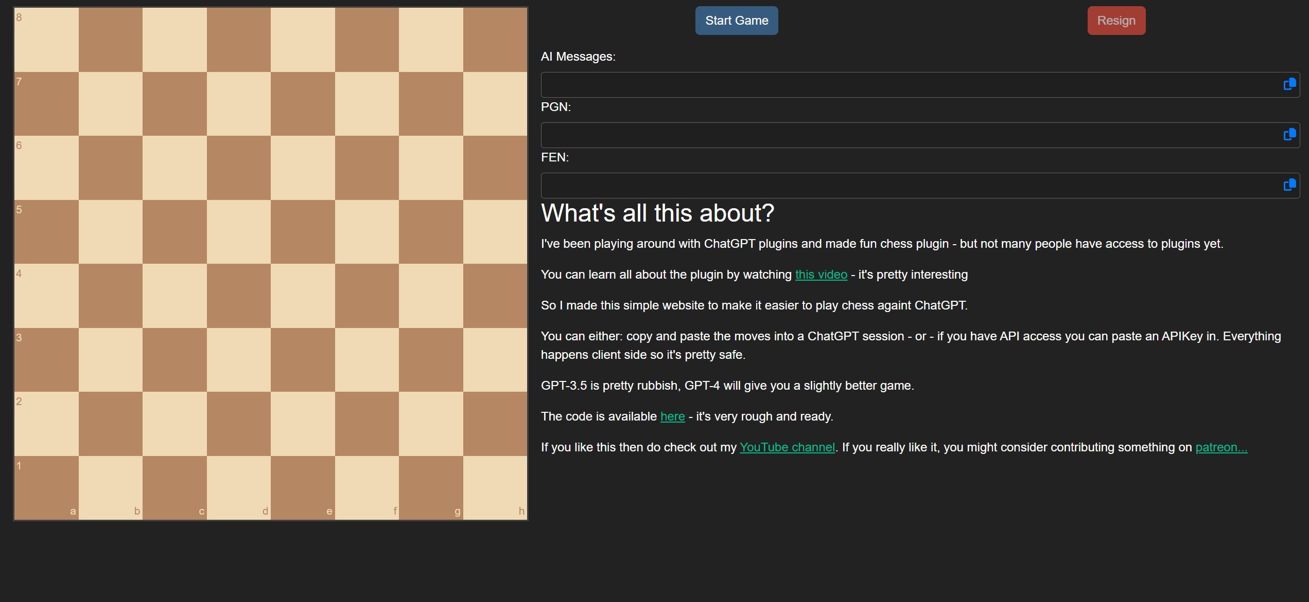  AI-powered chess-playing chatbot for engaging and