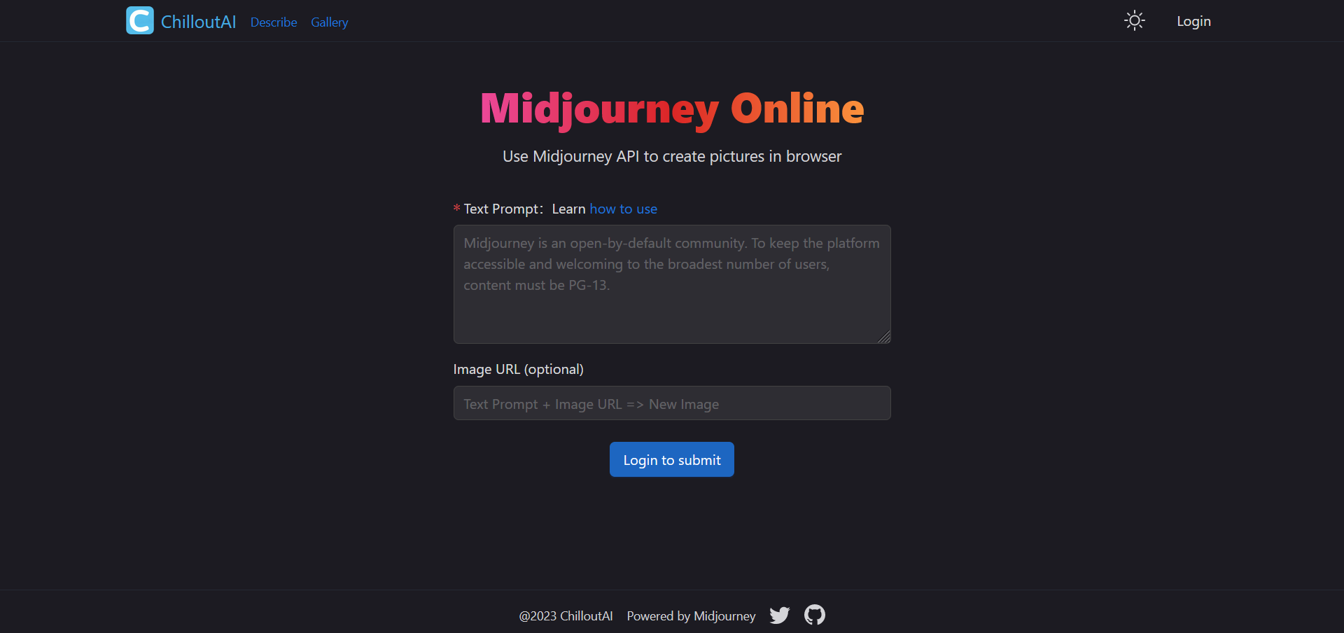  Use Midjourney API to create pictures in browser
