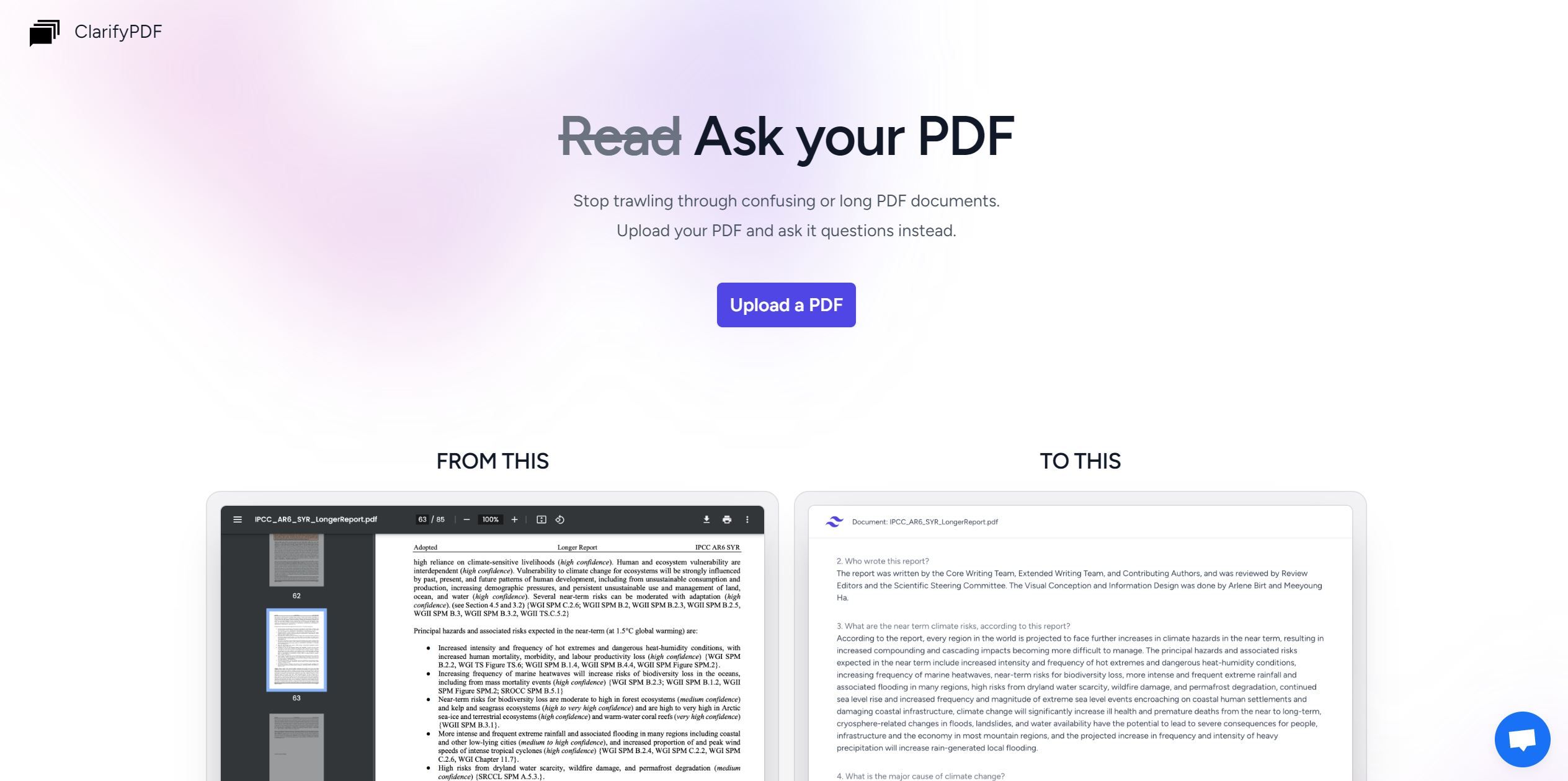  ClarifyPDF is an innovative AI tool that enables