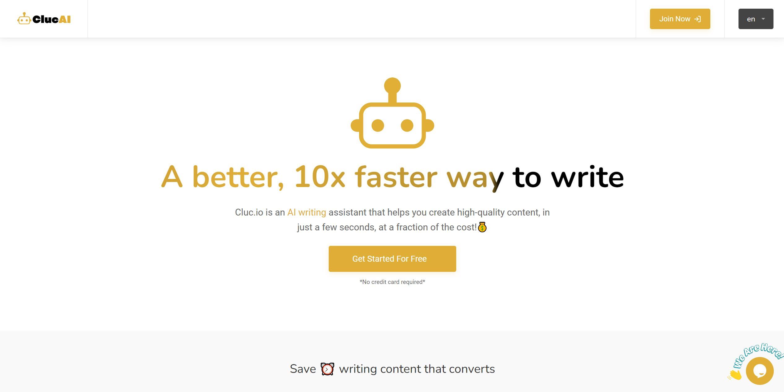  A better, 10x faster way to write