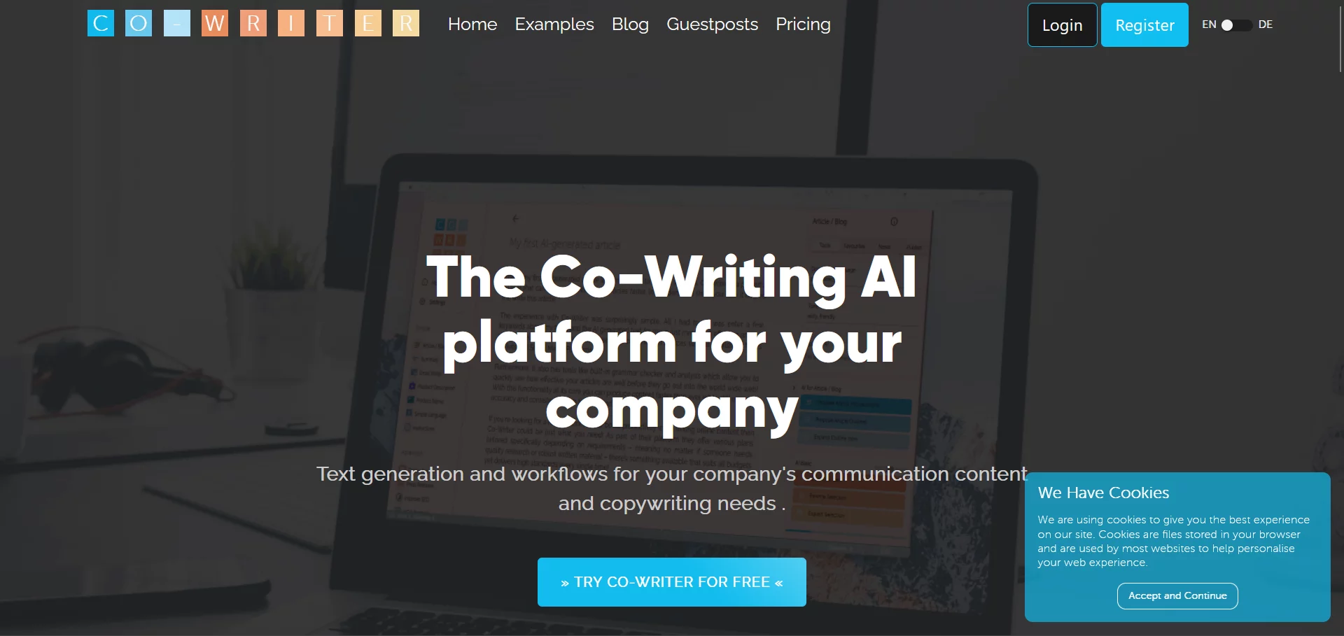  The AI-driven content creation platform tailored