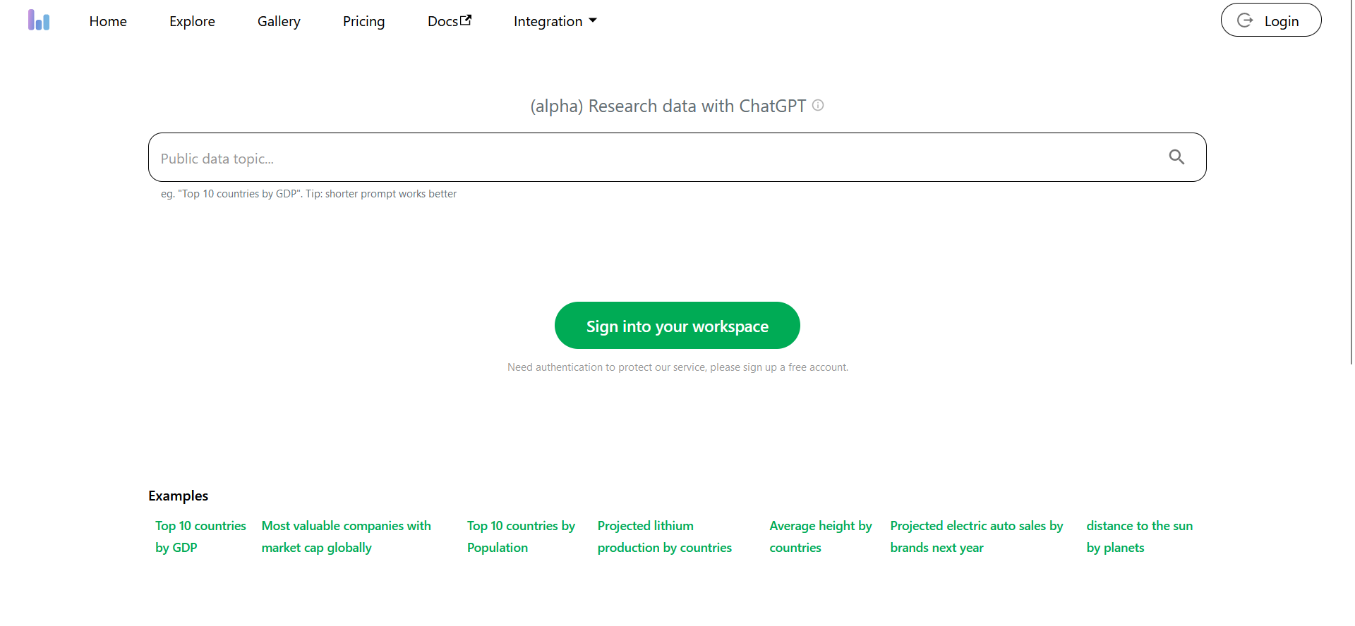  Columns is an AI-powered data visualization and