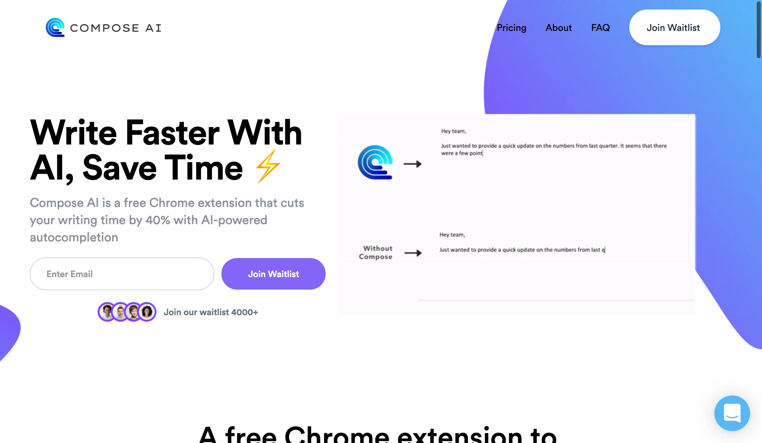  Cut your writing time by 40% with AI-powered