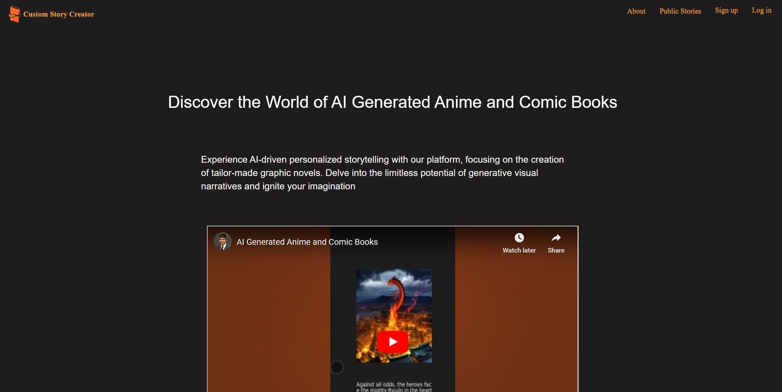  Create personalized graphic novels with text