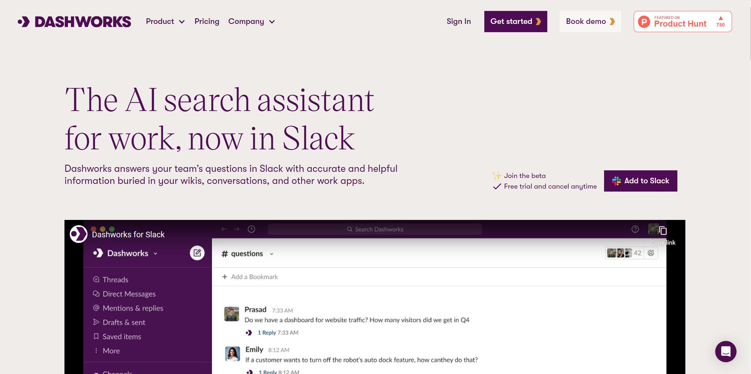  Find info fast in Slack conversations and work