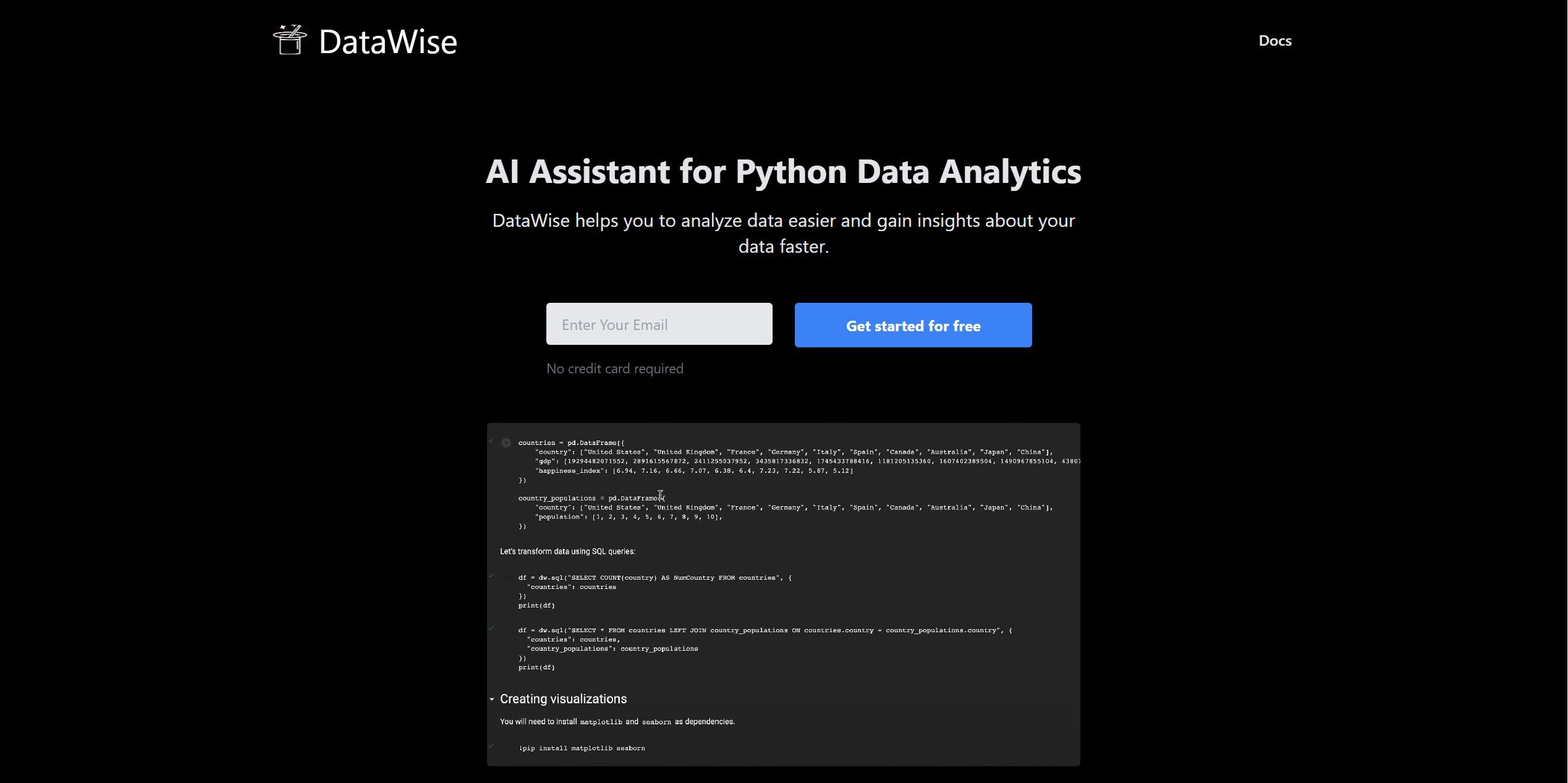  AI Assistant for Python Data Analytics