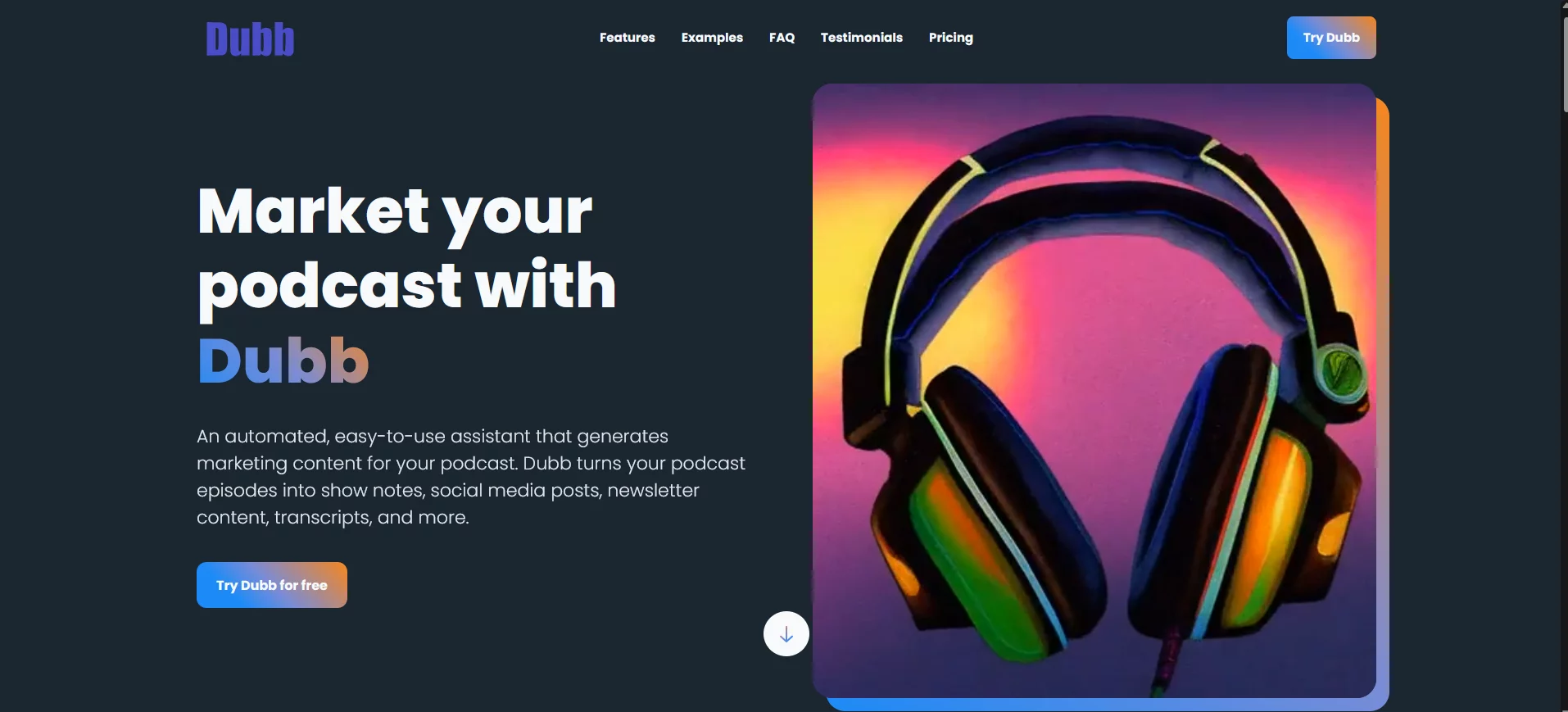  Market your podcast with Dubb