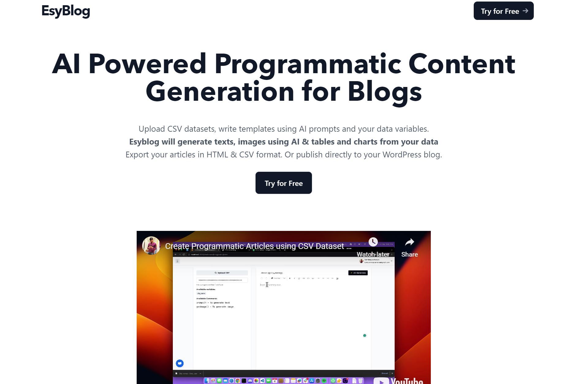  AI Powered Programmatic Content Generation for