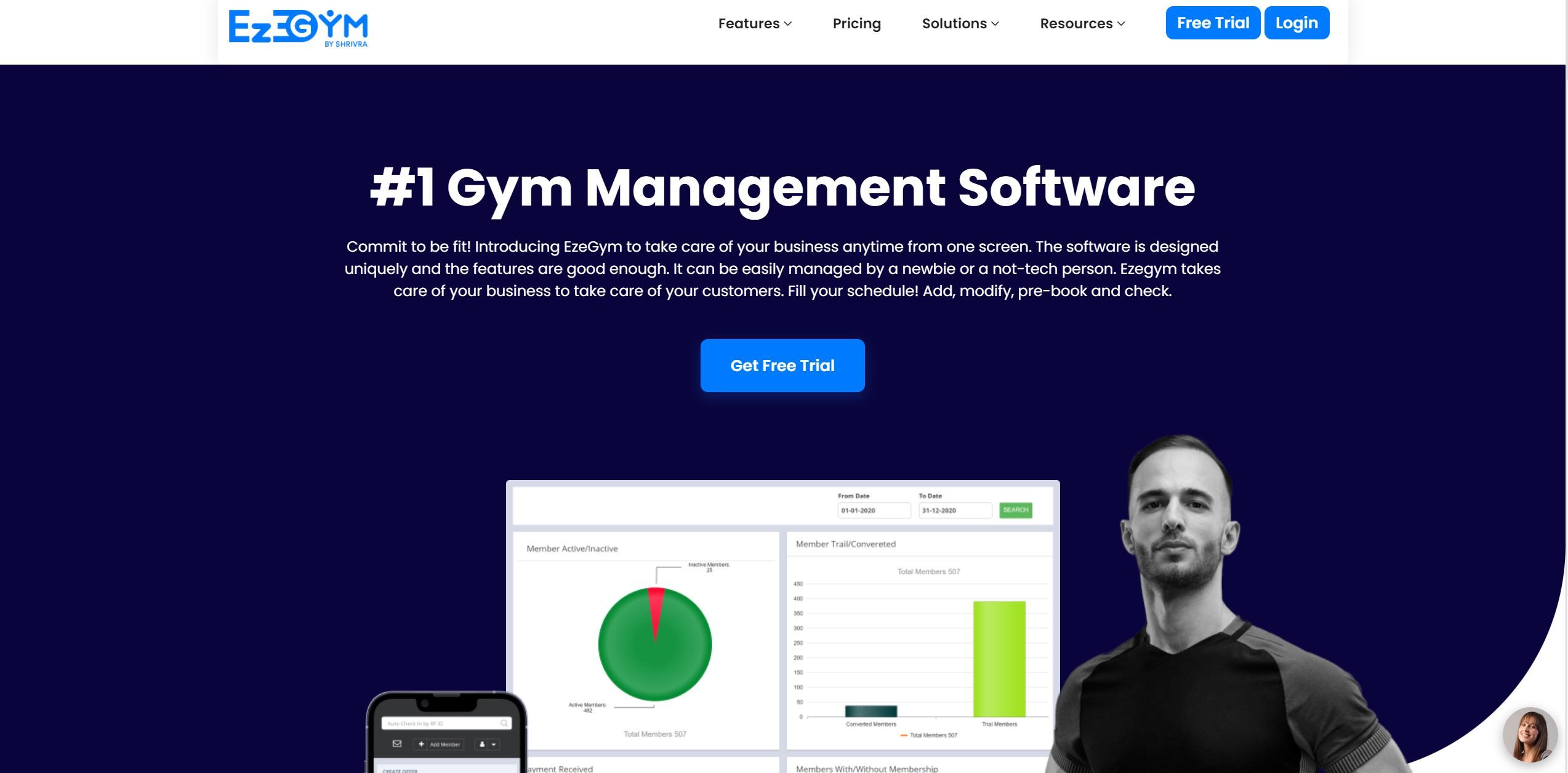  EzeGym: A cloud-based, customizable software