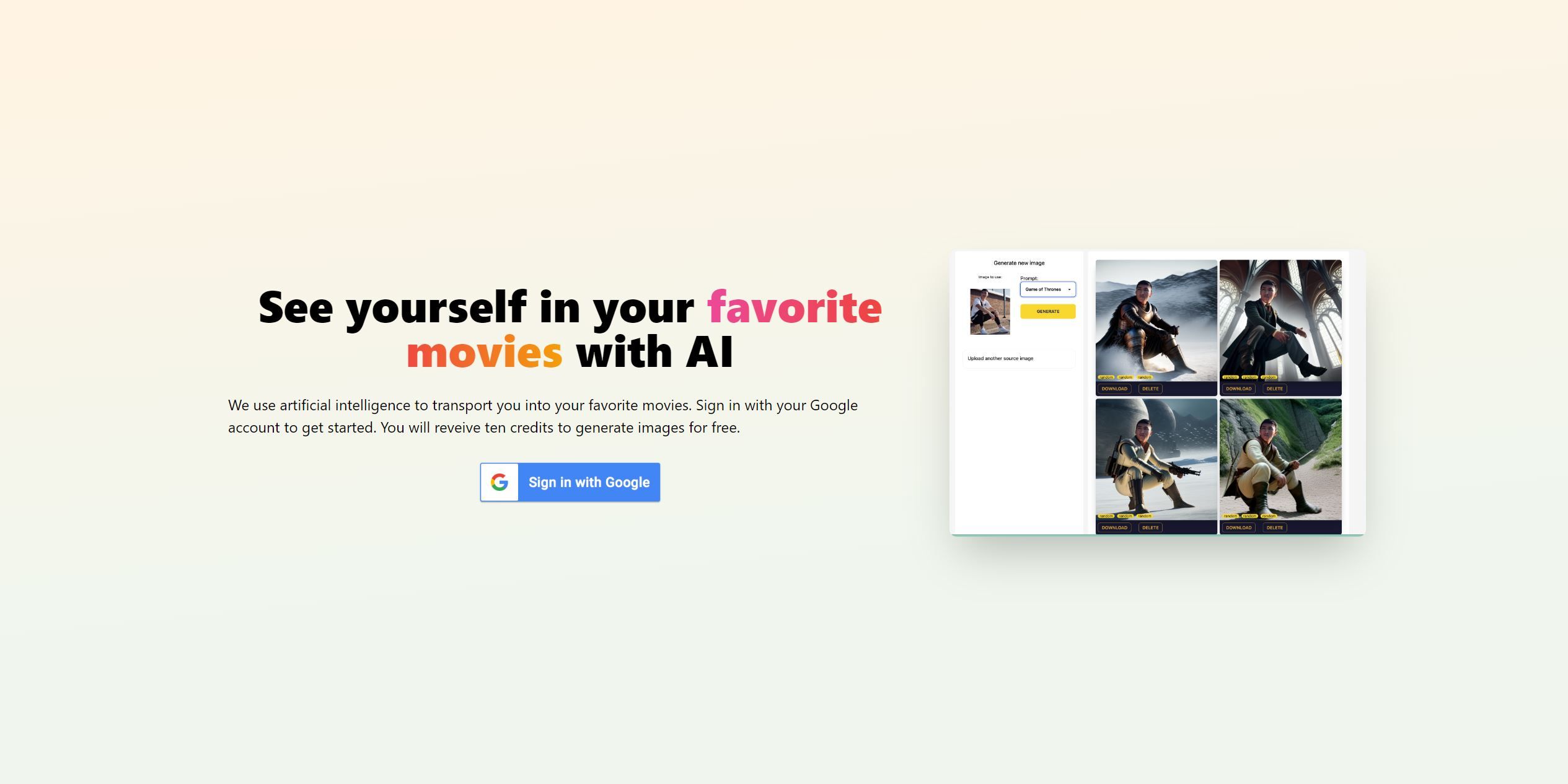  Create personalized movie scenes with custom