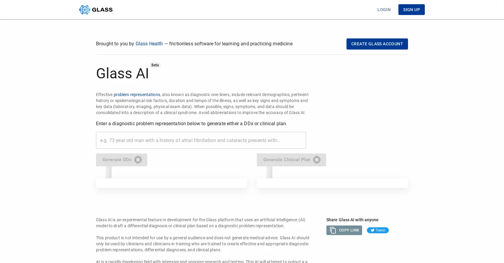  Generate a DDx/clinical plan from a short