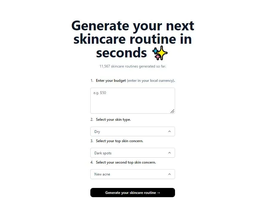  Your personalized skincare solution