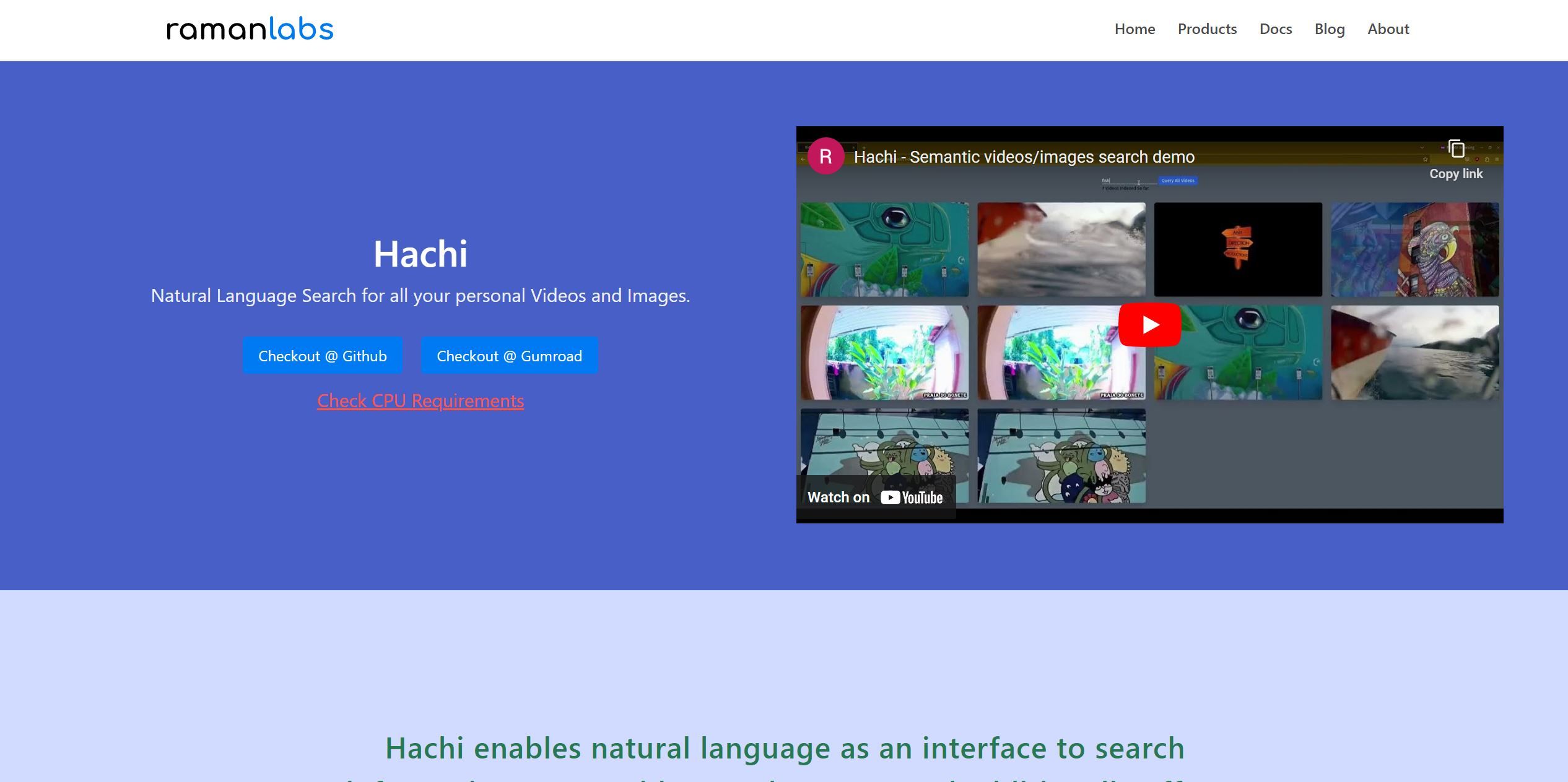  Search personal media with natural language &