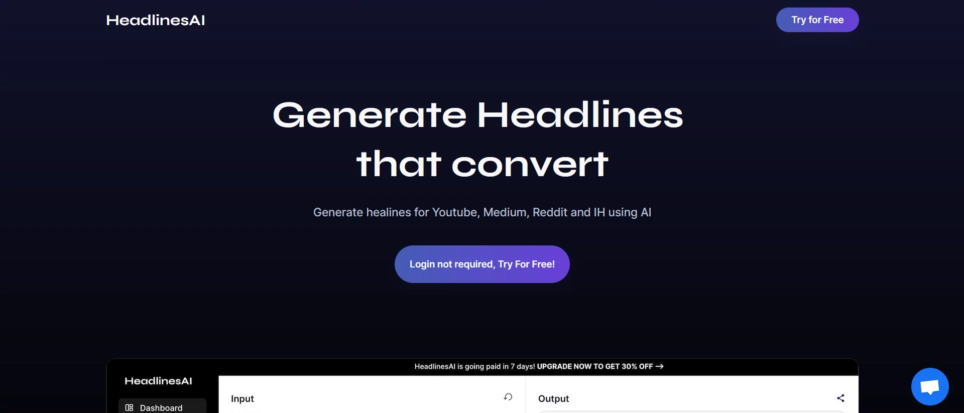  Generate healines for Youtube, Medium, Reddit and