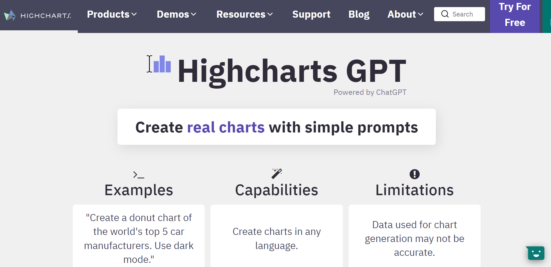  Highcharts GPT is a charting tool that utilizes