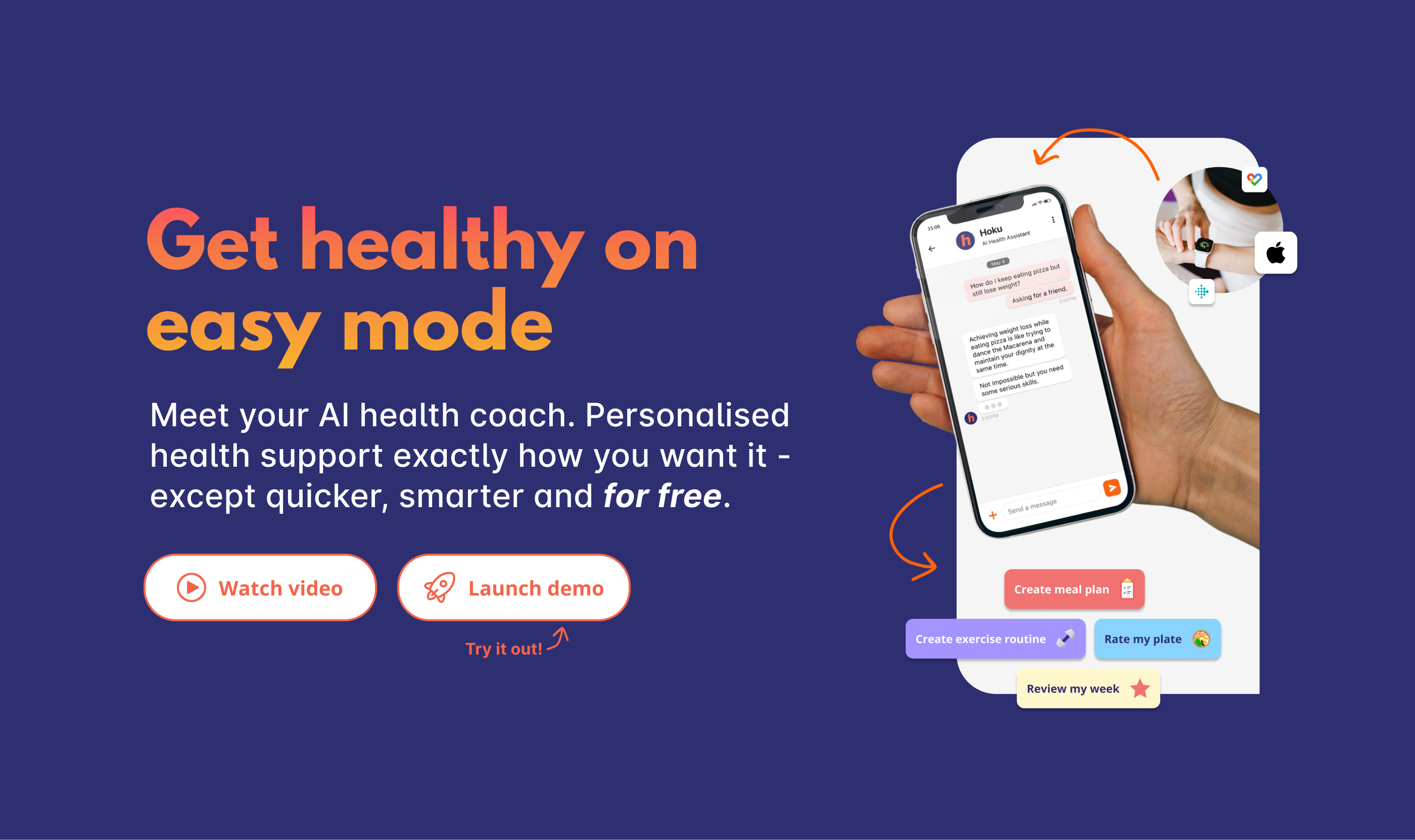  Hoku is your AI health coach that syncs with your