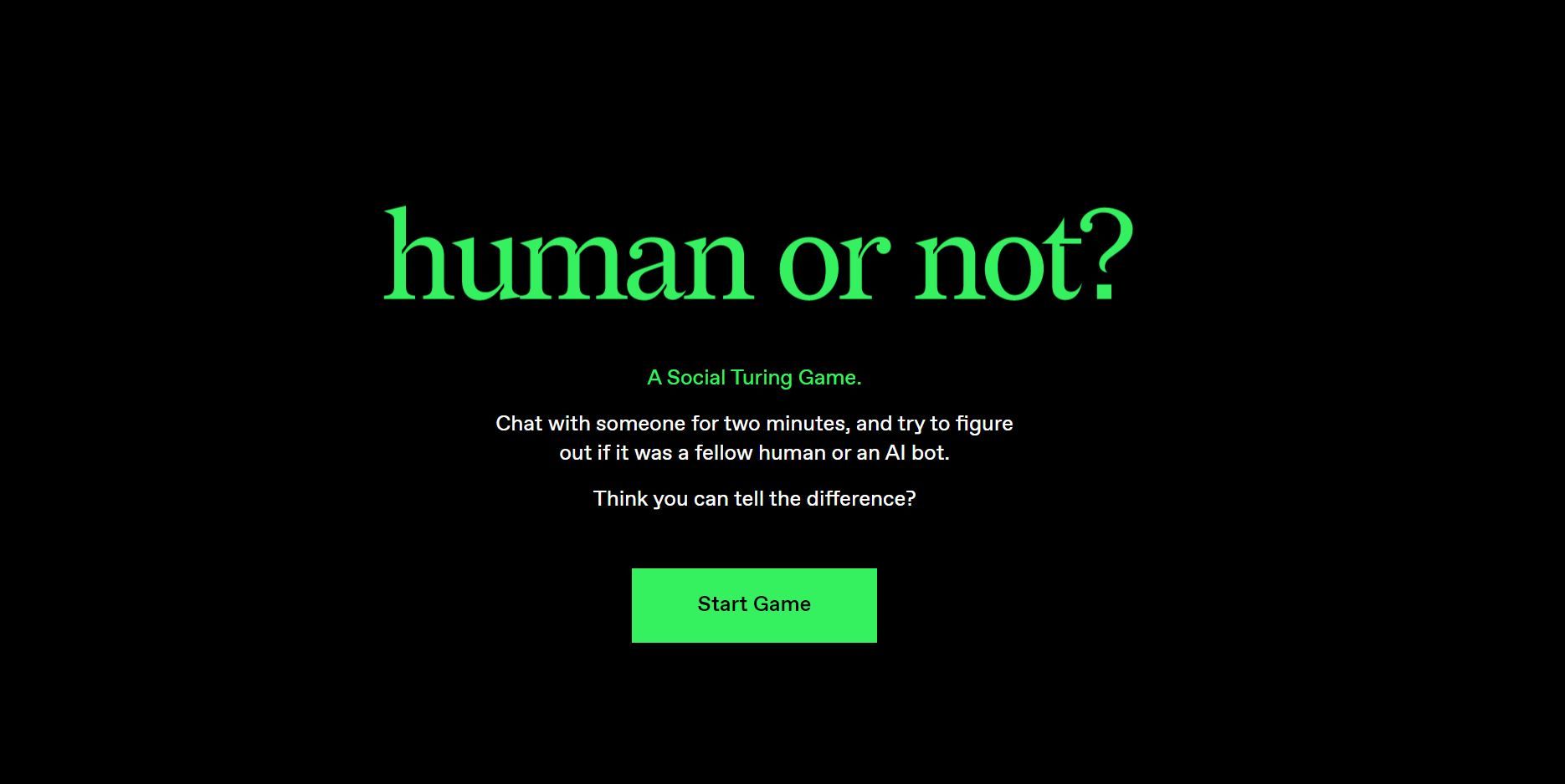  A social Turing Game