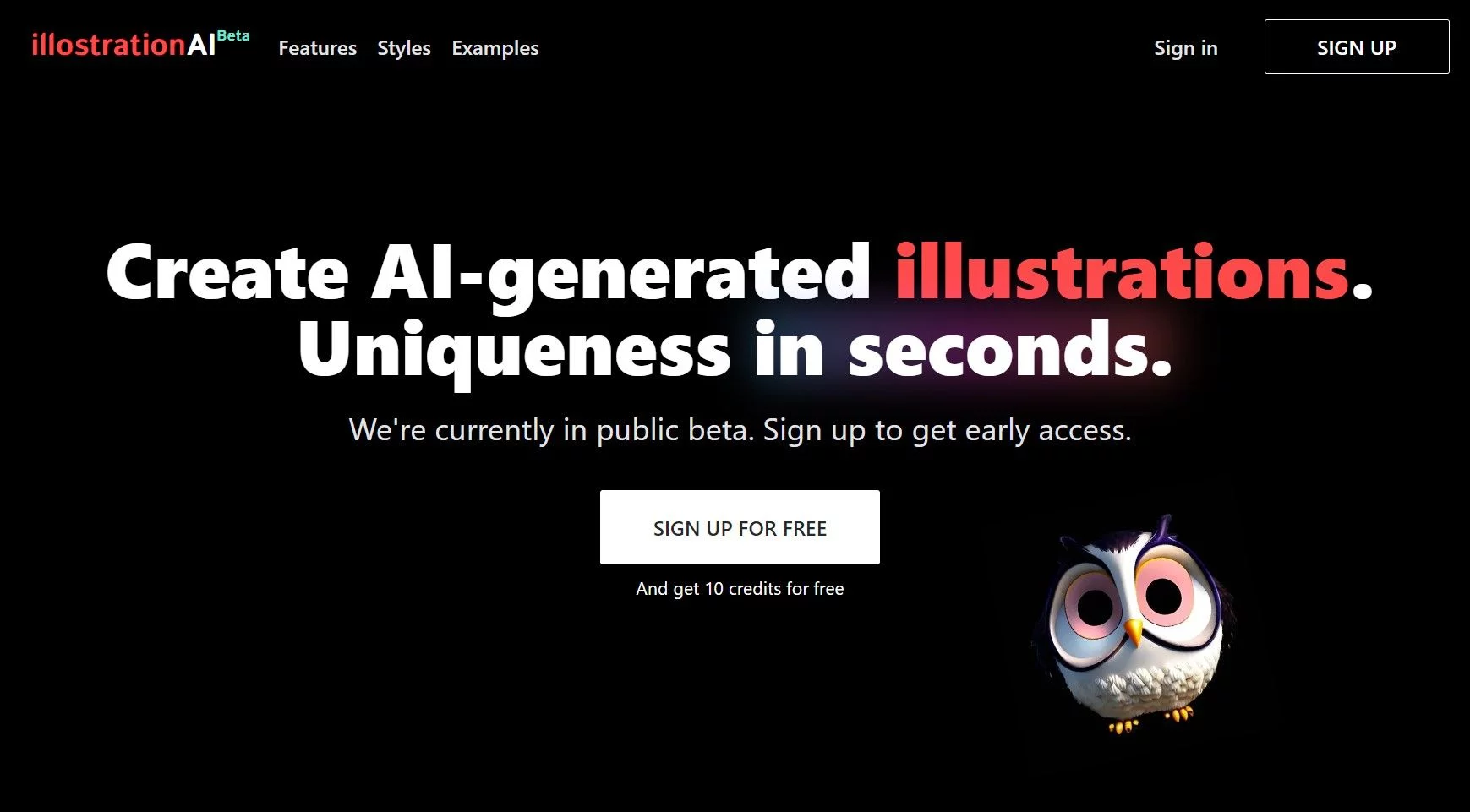  Create unique AI-generated illustrations. Get