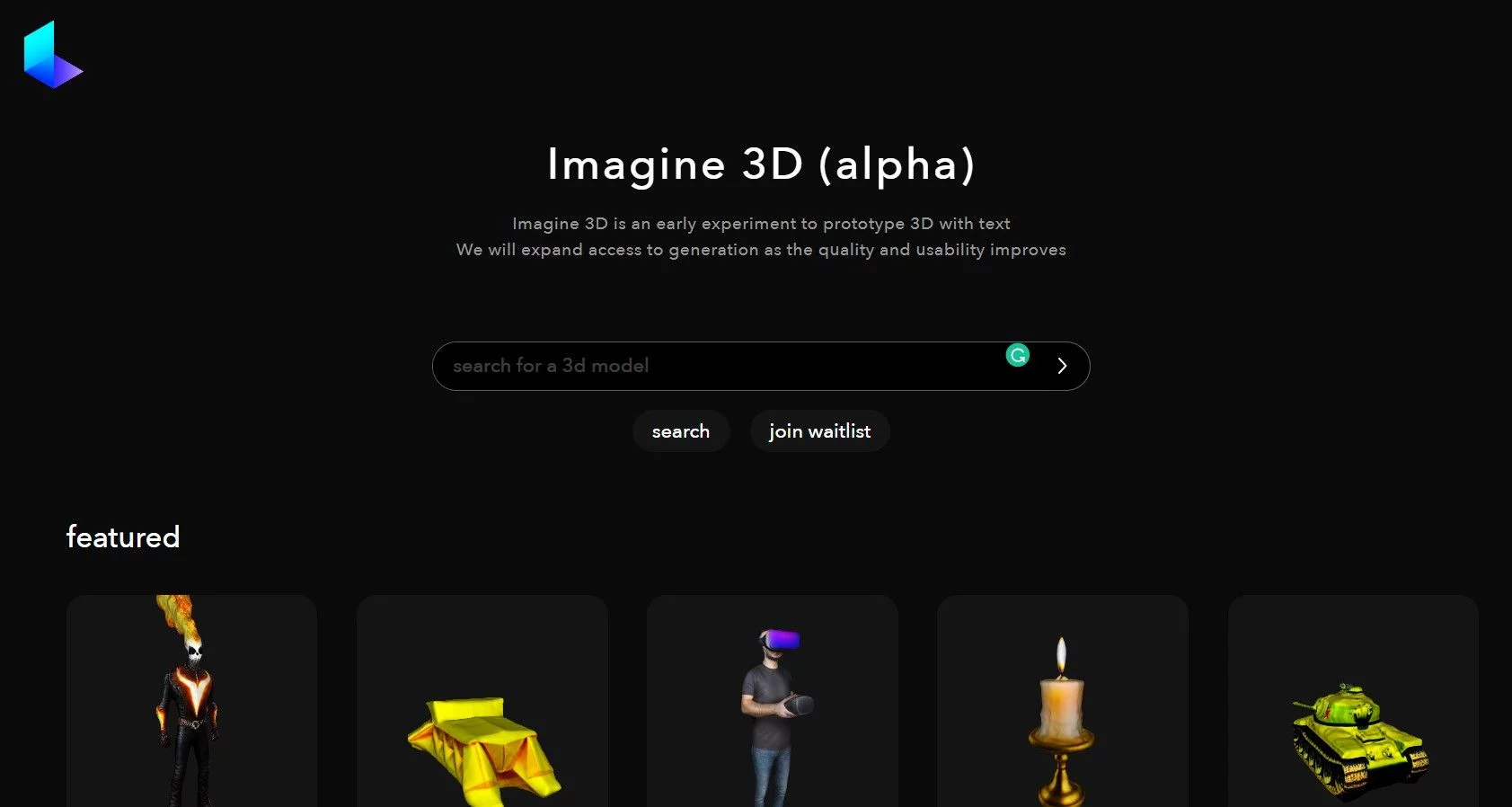  Early 3D prototyping with text, expanding access