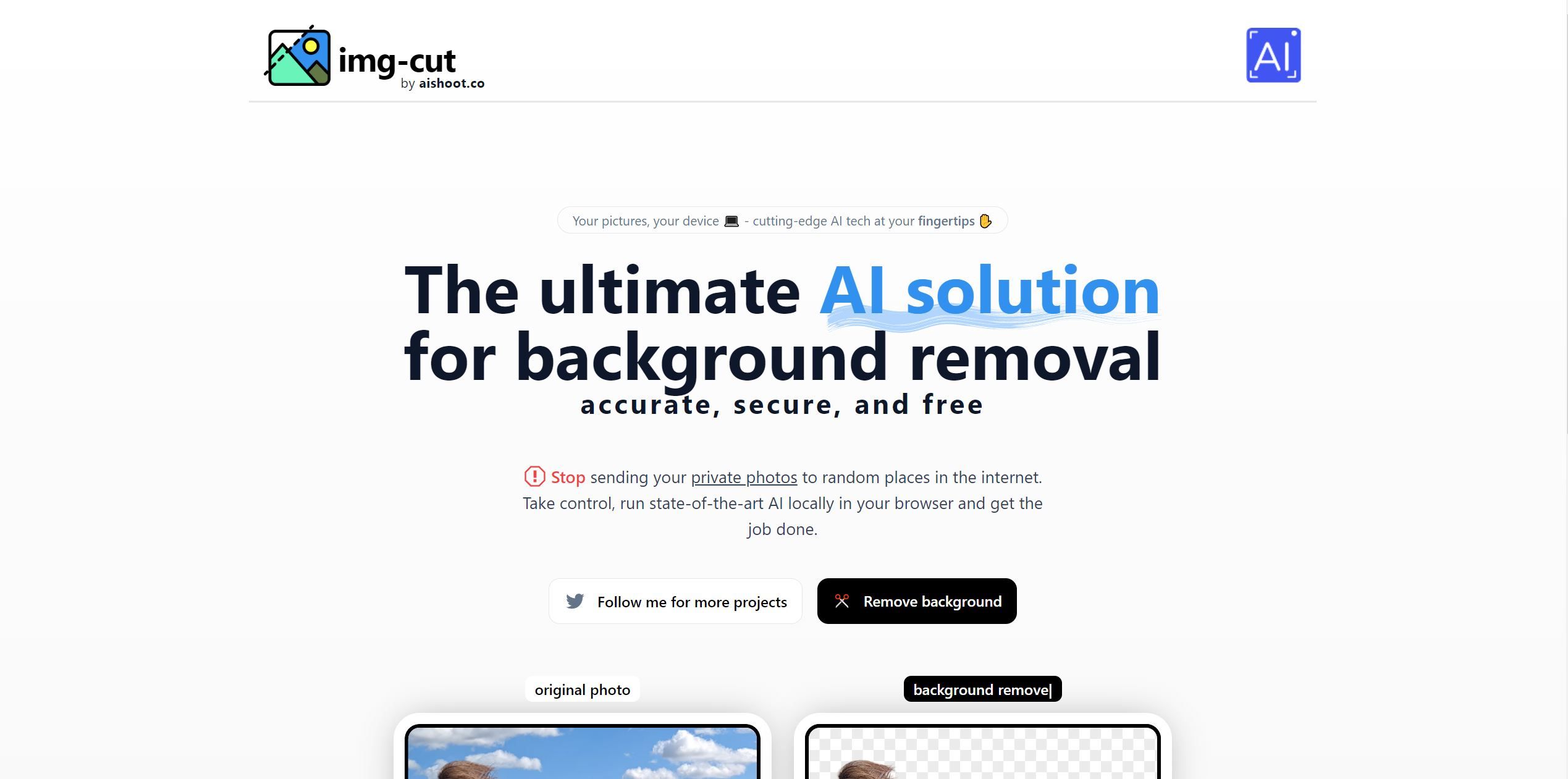  The ultimate AI solution for background removal