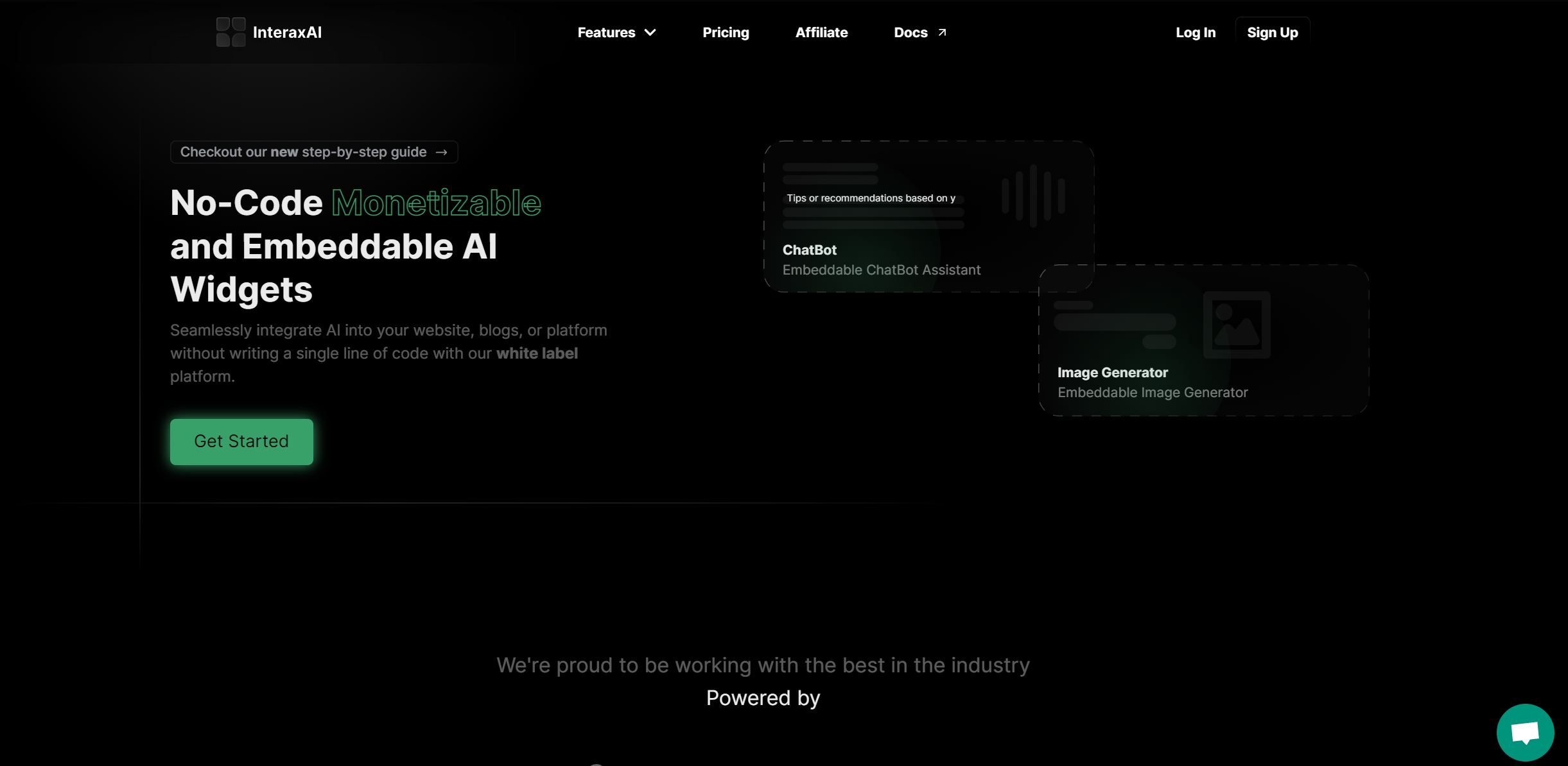  No-Code Monetizable and Embeddable AI Widgets for