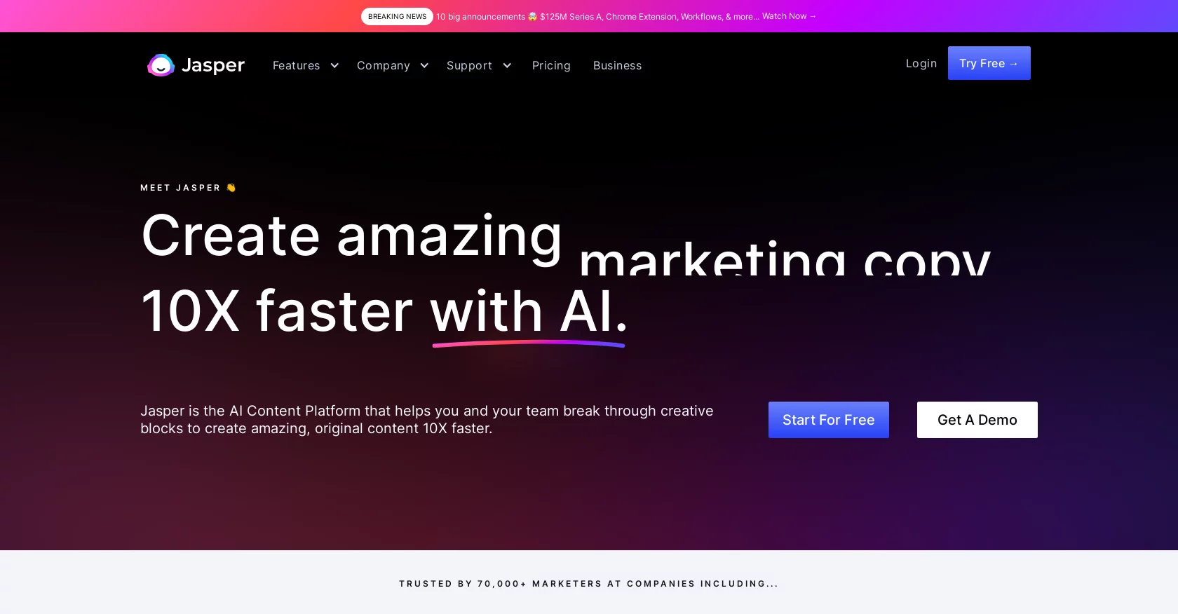  Create content 10x faster with AI-powered