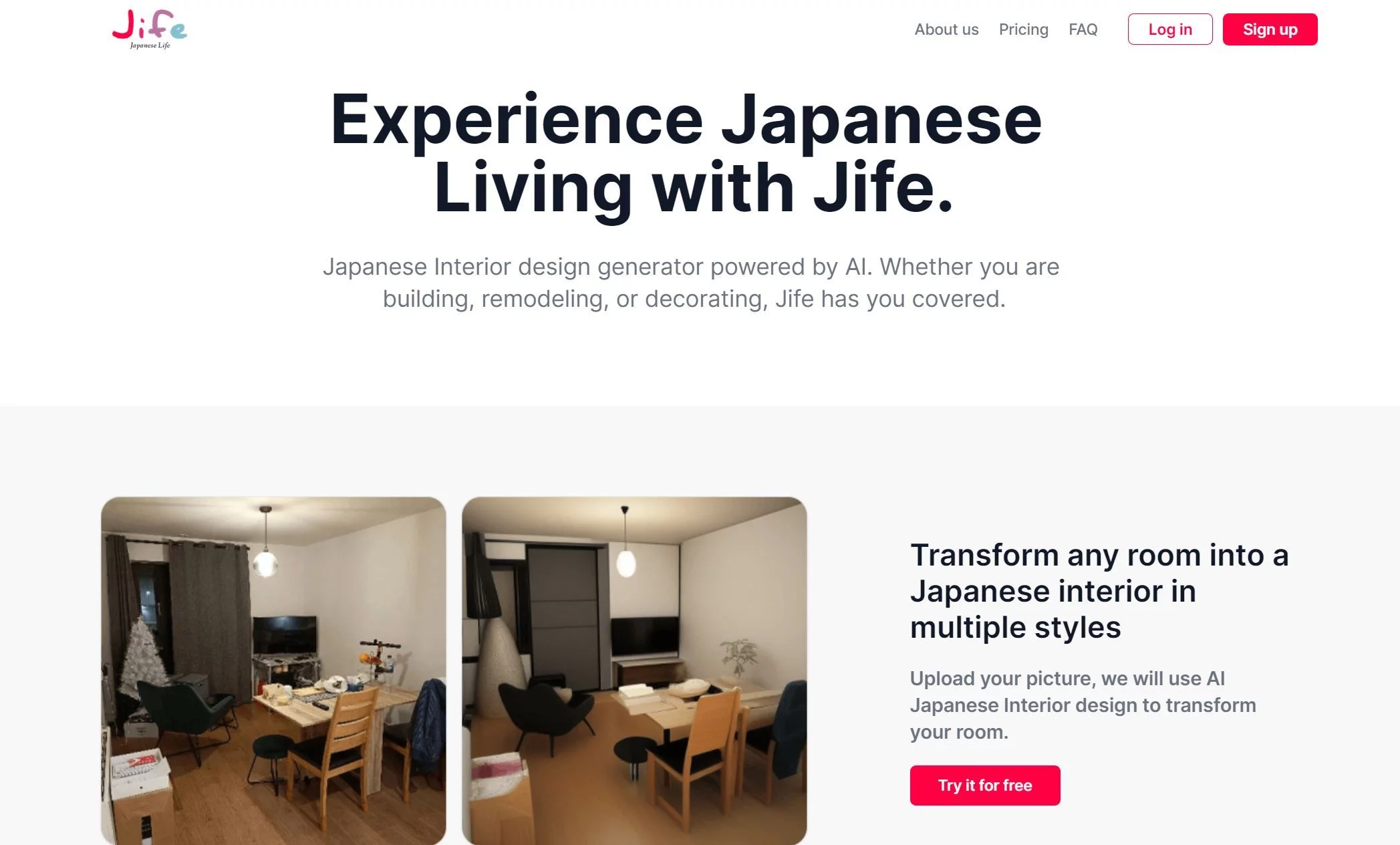 Japanese Interior Design generator Powered by AI.