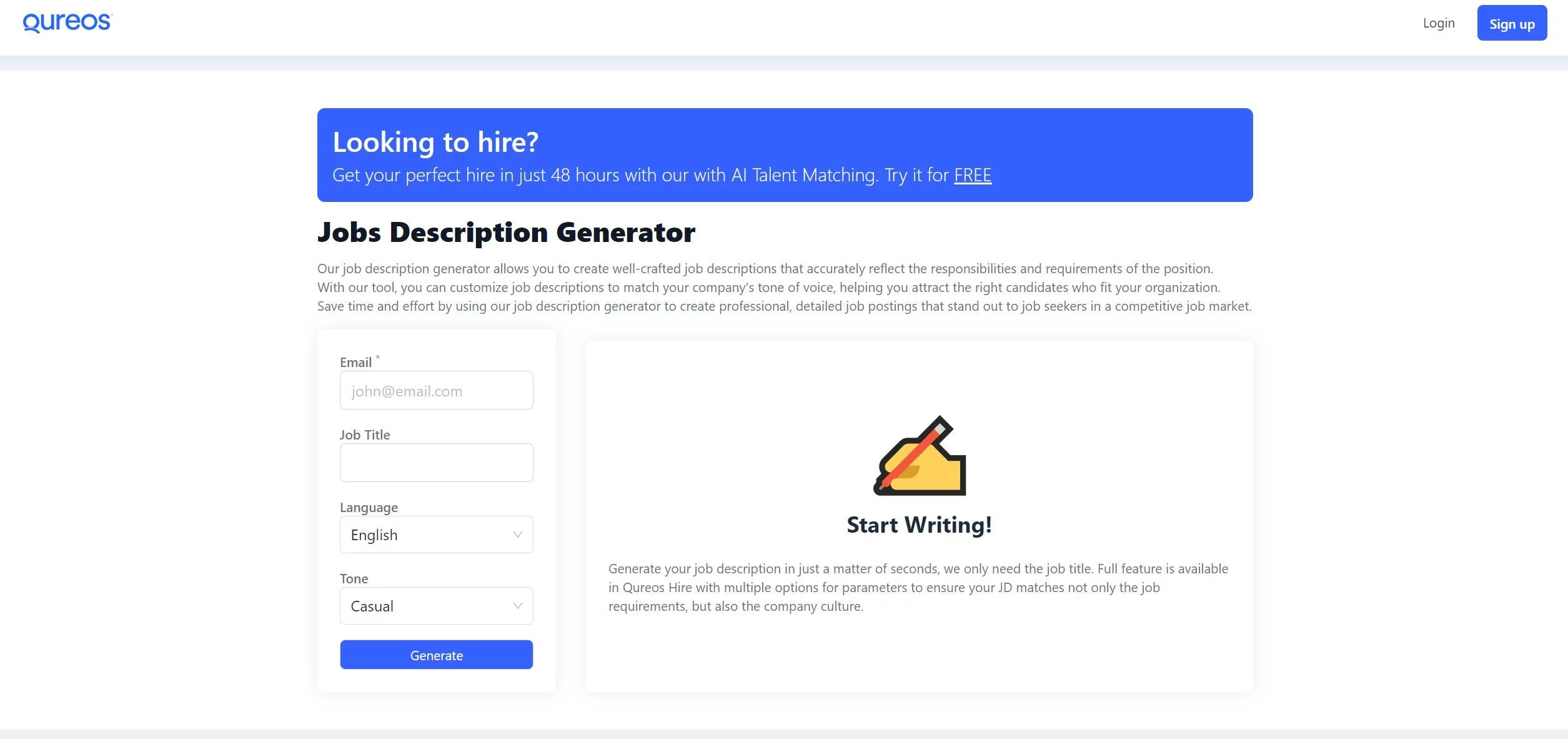  Generate Job Descriptions with Ease and Speed in