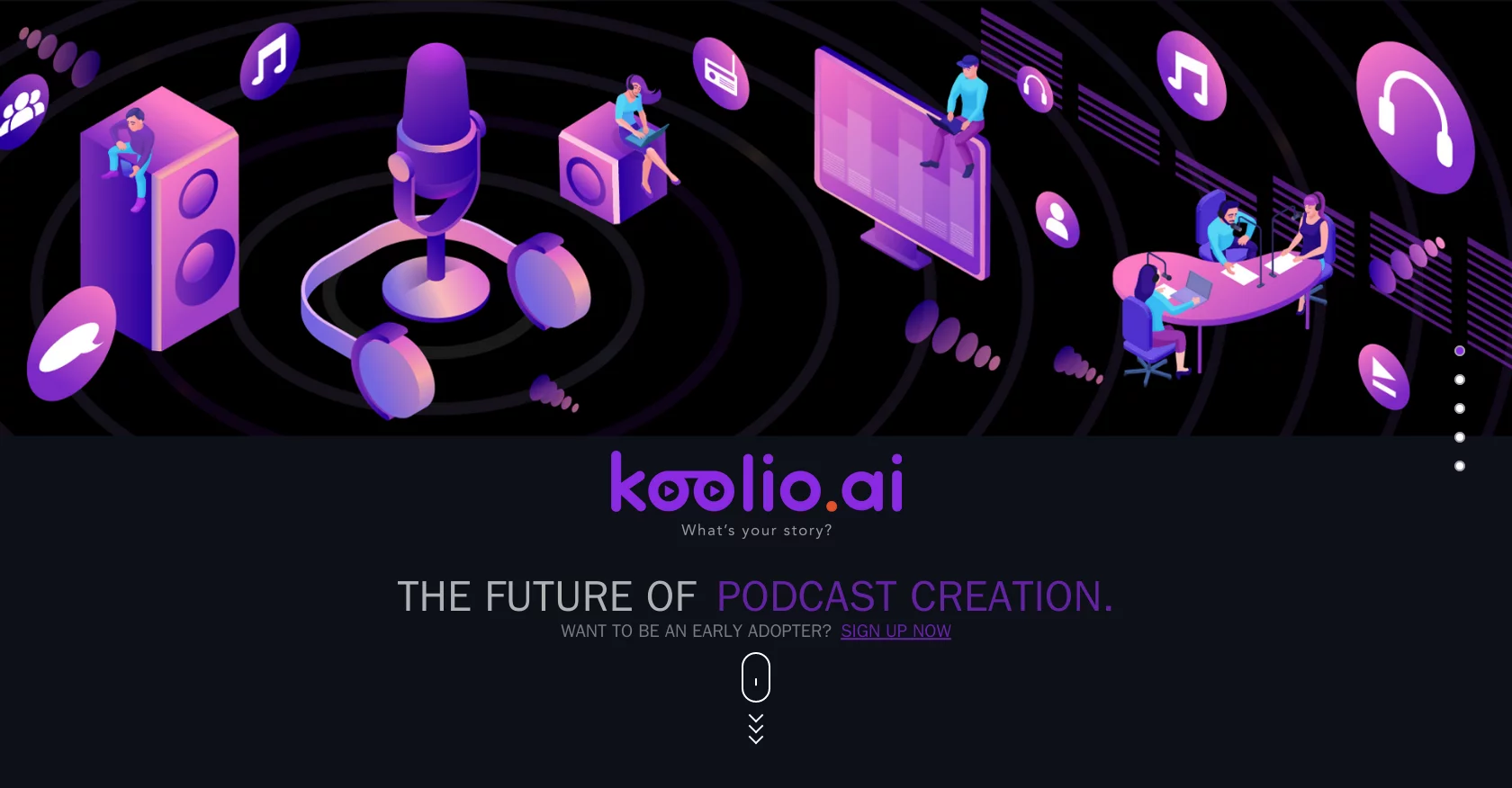  AI-enabled collaborative web-based podcast
