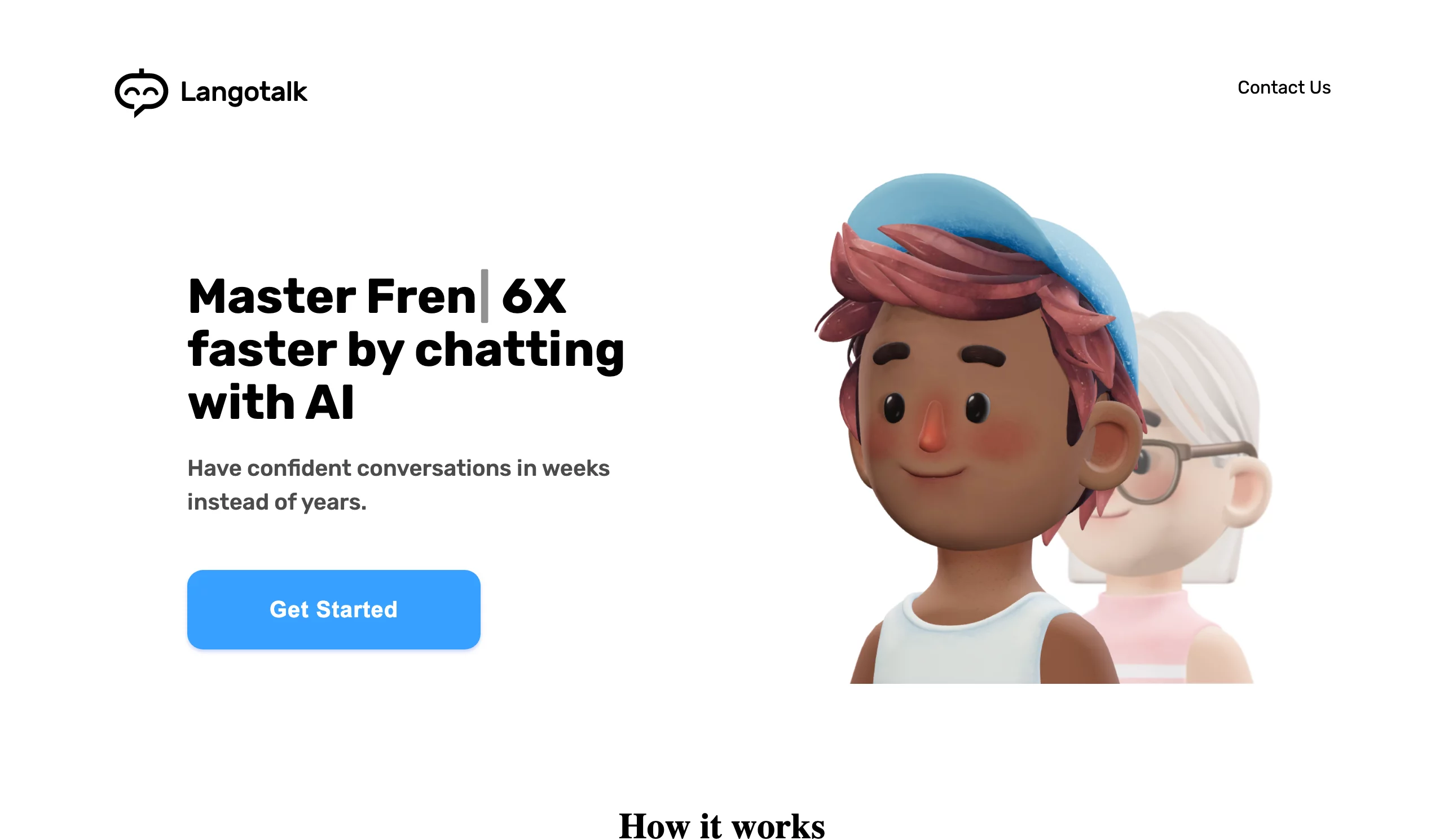  Learn 6 languages 6x faster with AI chat.