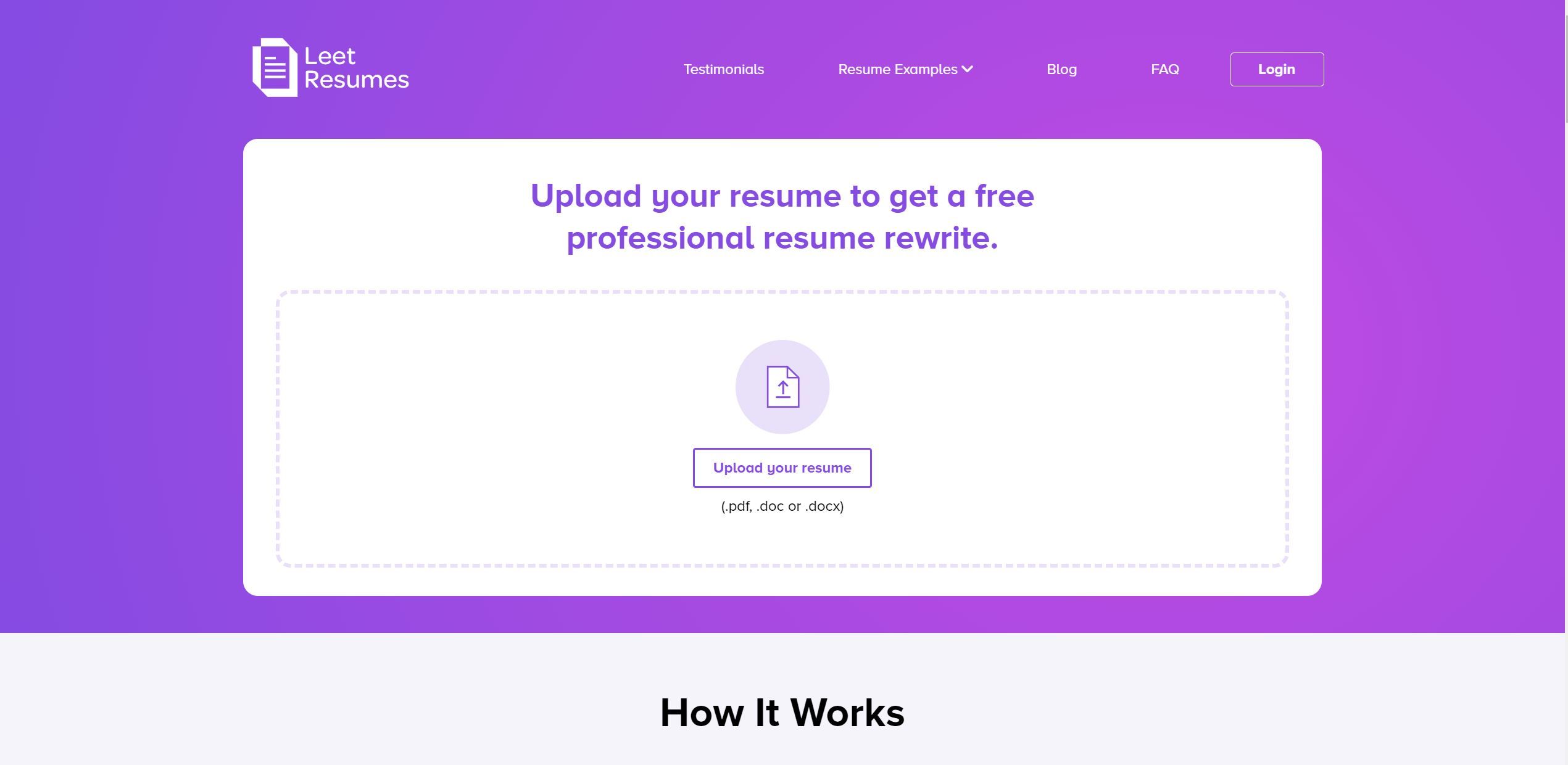  Leet Resumes offers a free professional resume