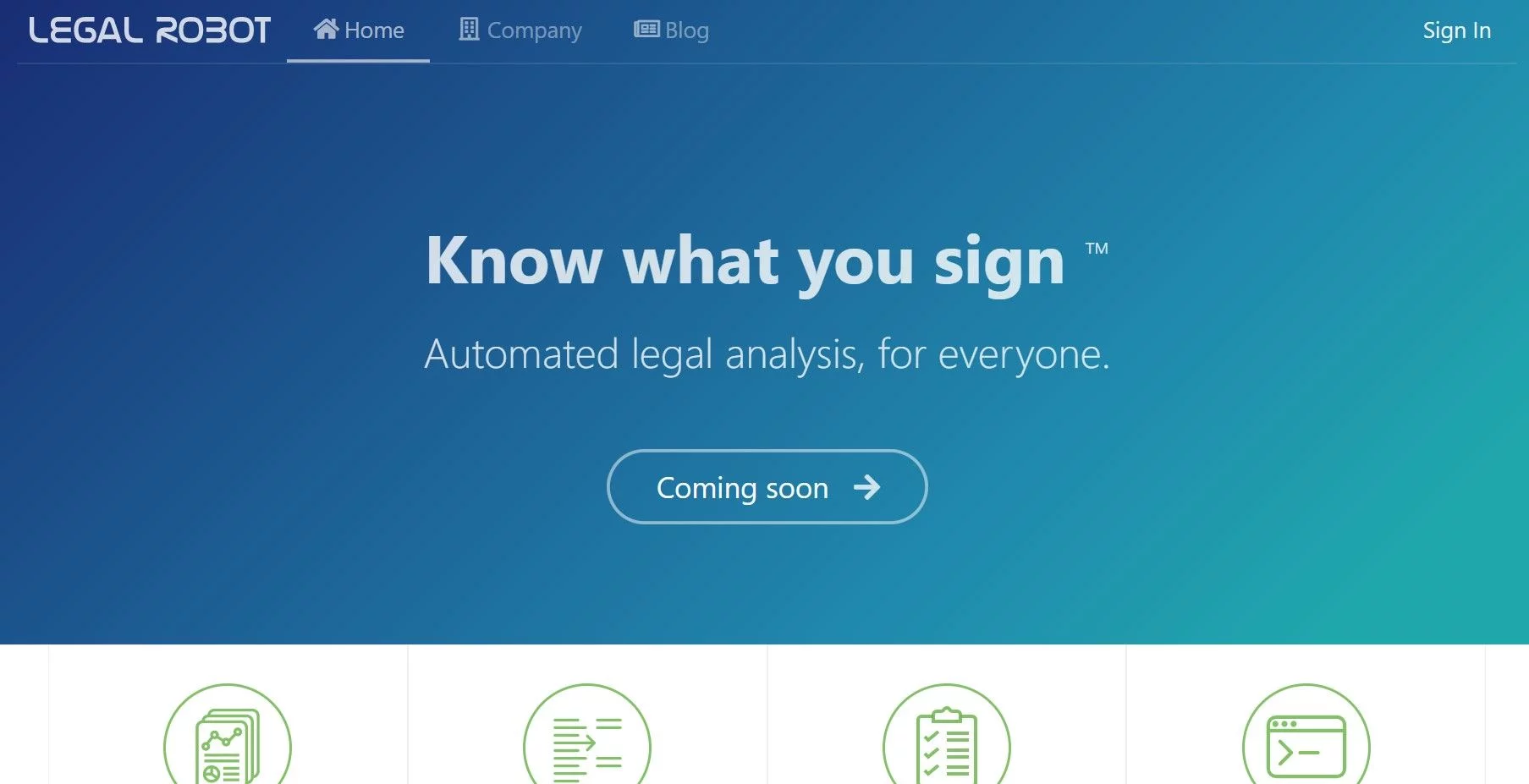  Legal Robot provides automated analysis of legal